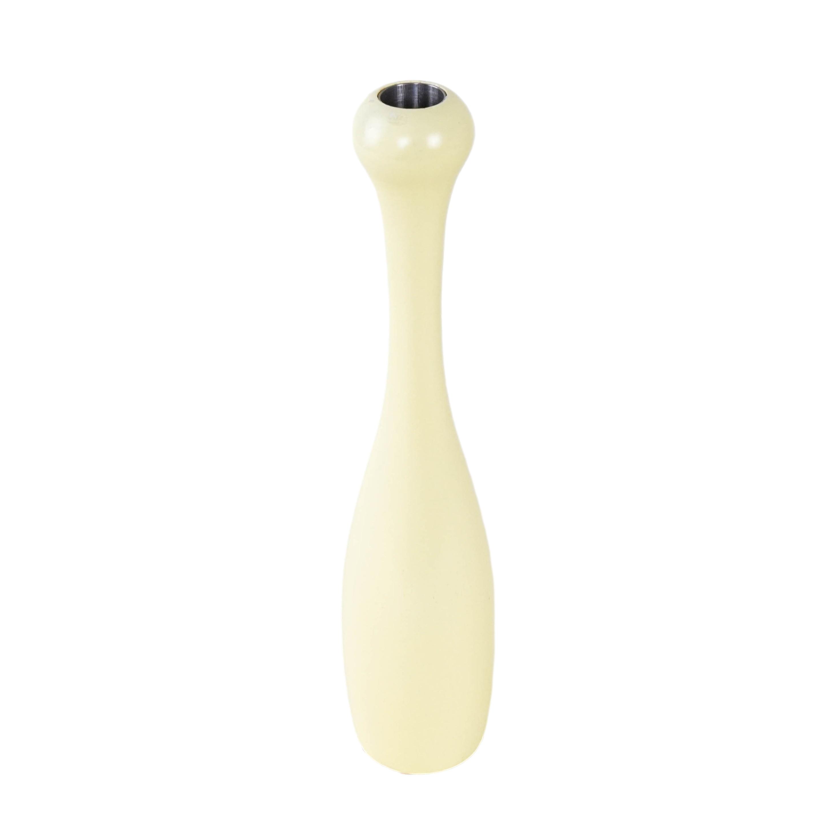 Candlestick 1970s Pastel White