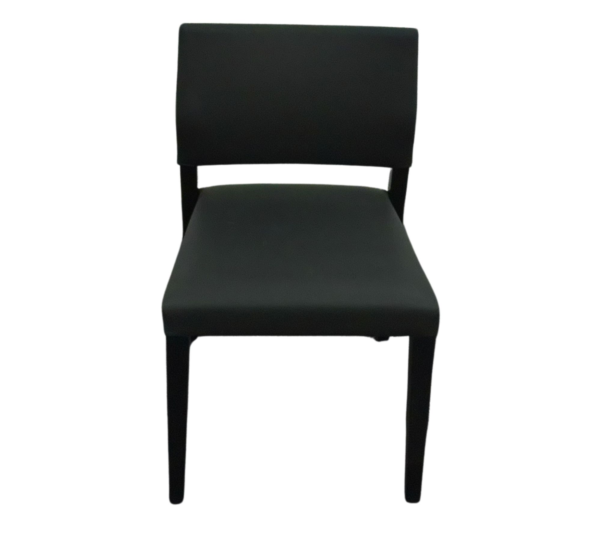 Happy Esszimmerstuhl Leder Holz Schwarz