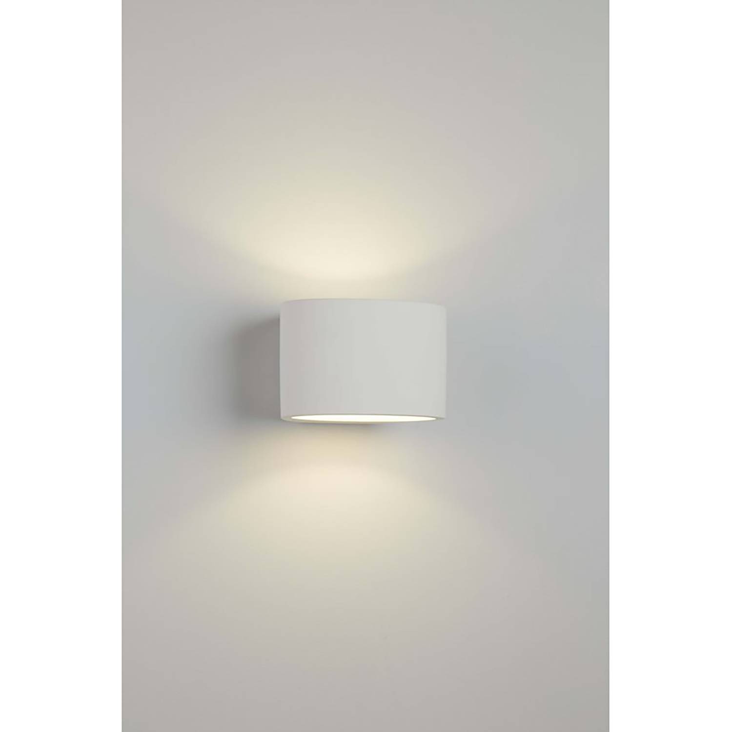 1-Single-flame wall lamp Gypsum I Concrete