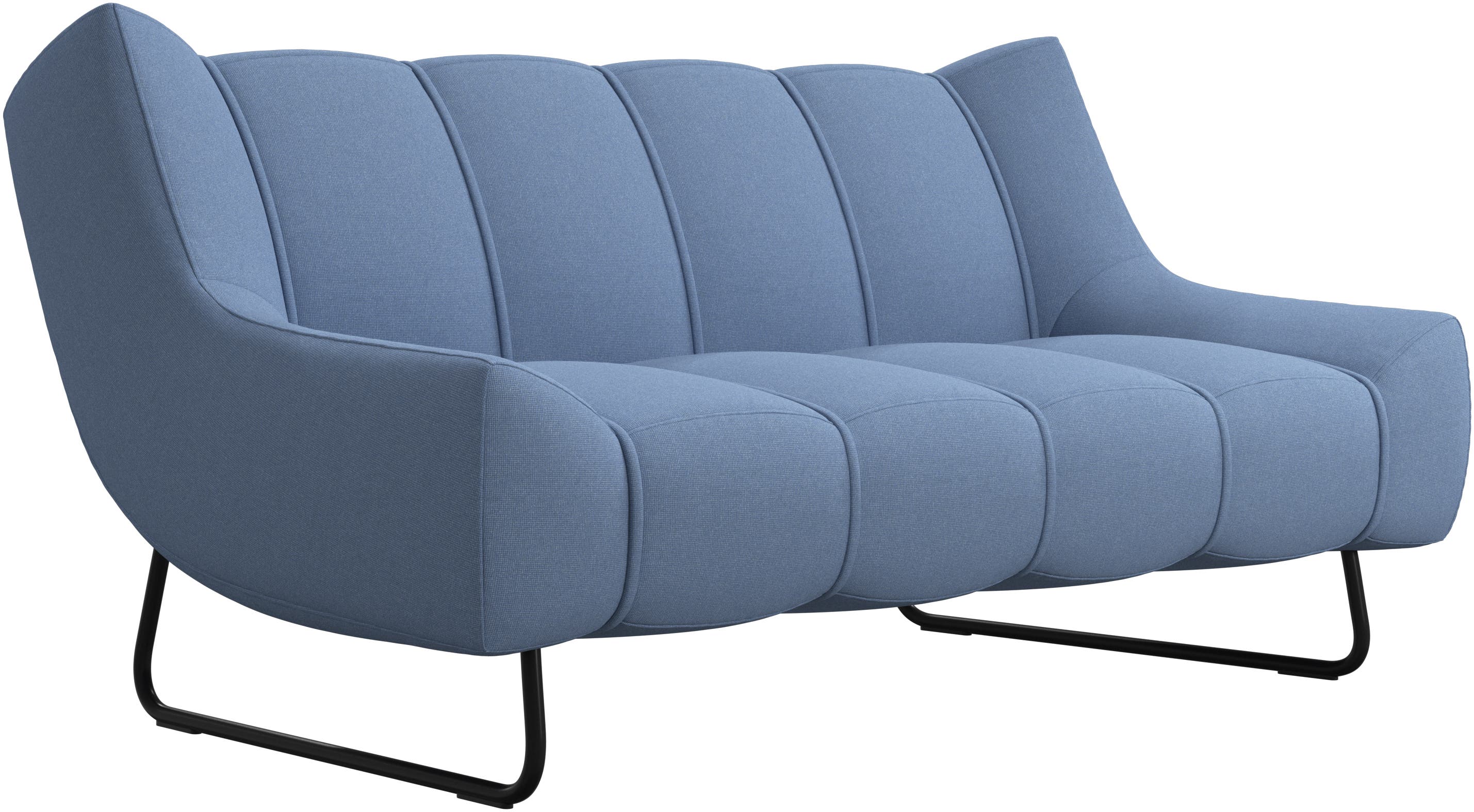 Nawabari Sofa 2-Sitzer Blend-Stoff Hellblau