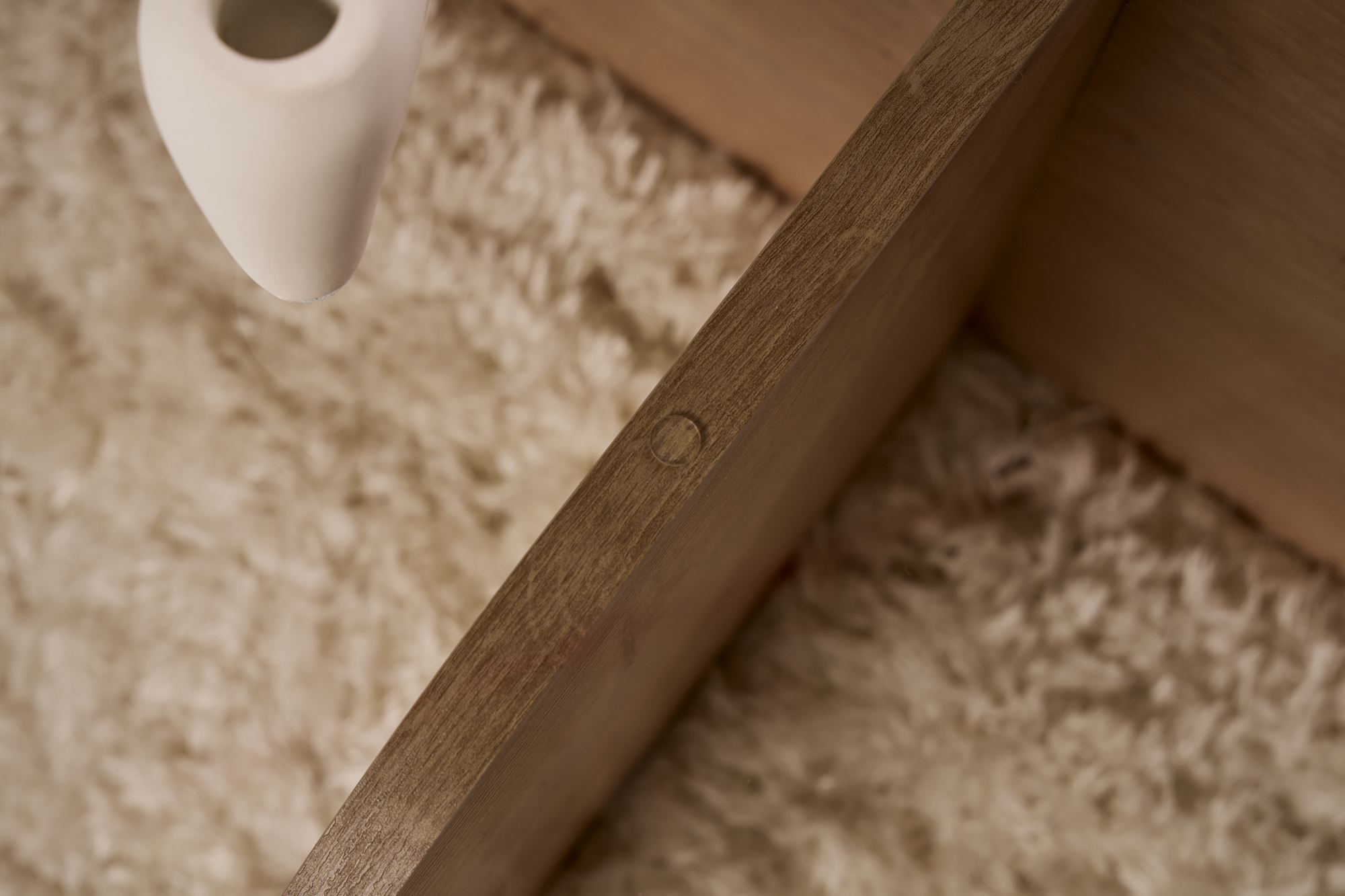 Aeris Couchtisch Saphir Eiche Rauch Ø75cm