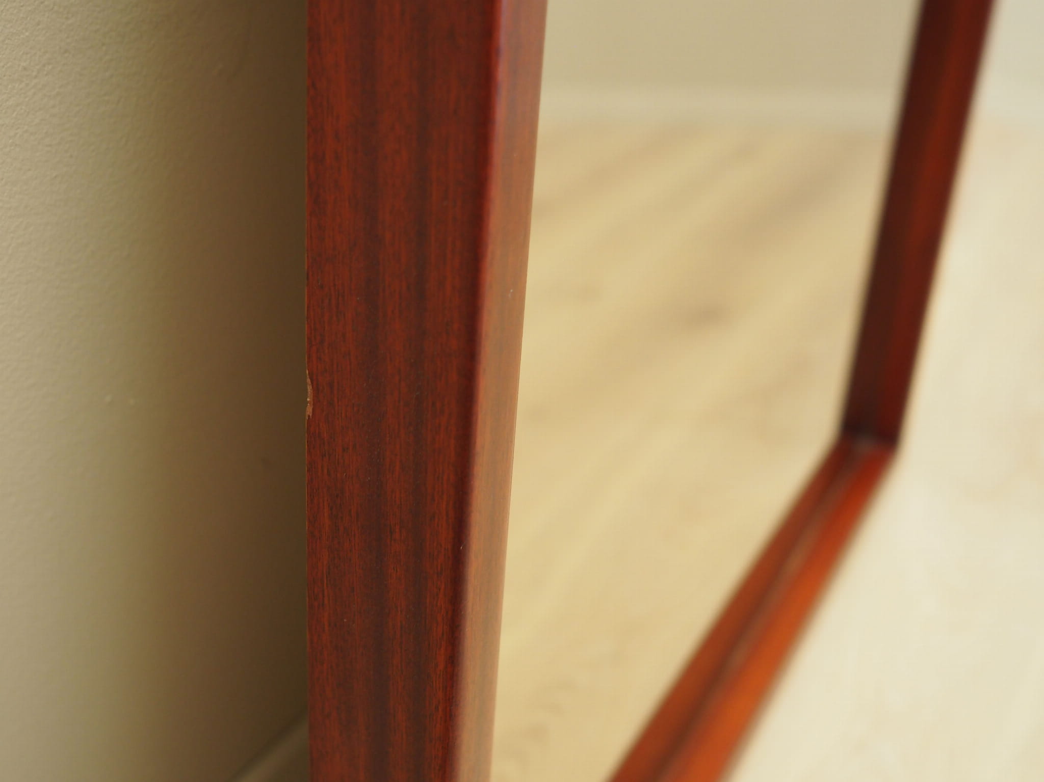 Spiegel Holz 1970er Jahre