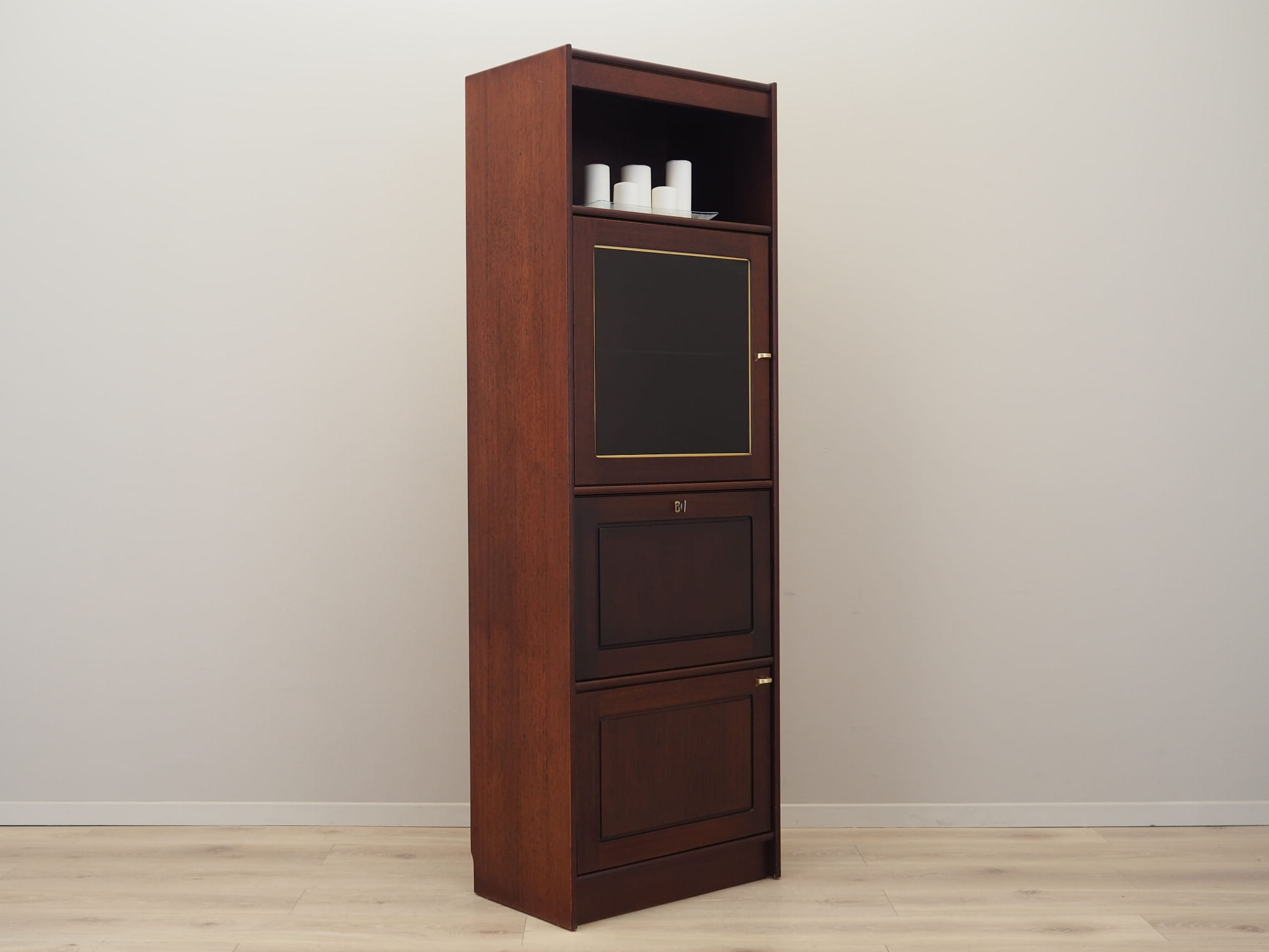 Mahogany Vitrine 1970 Jahre
