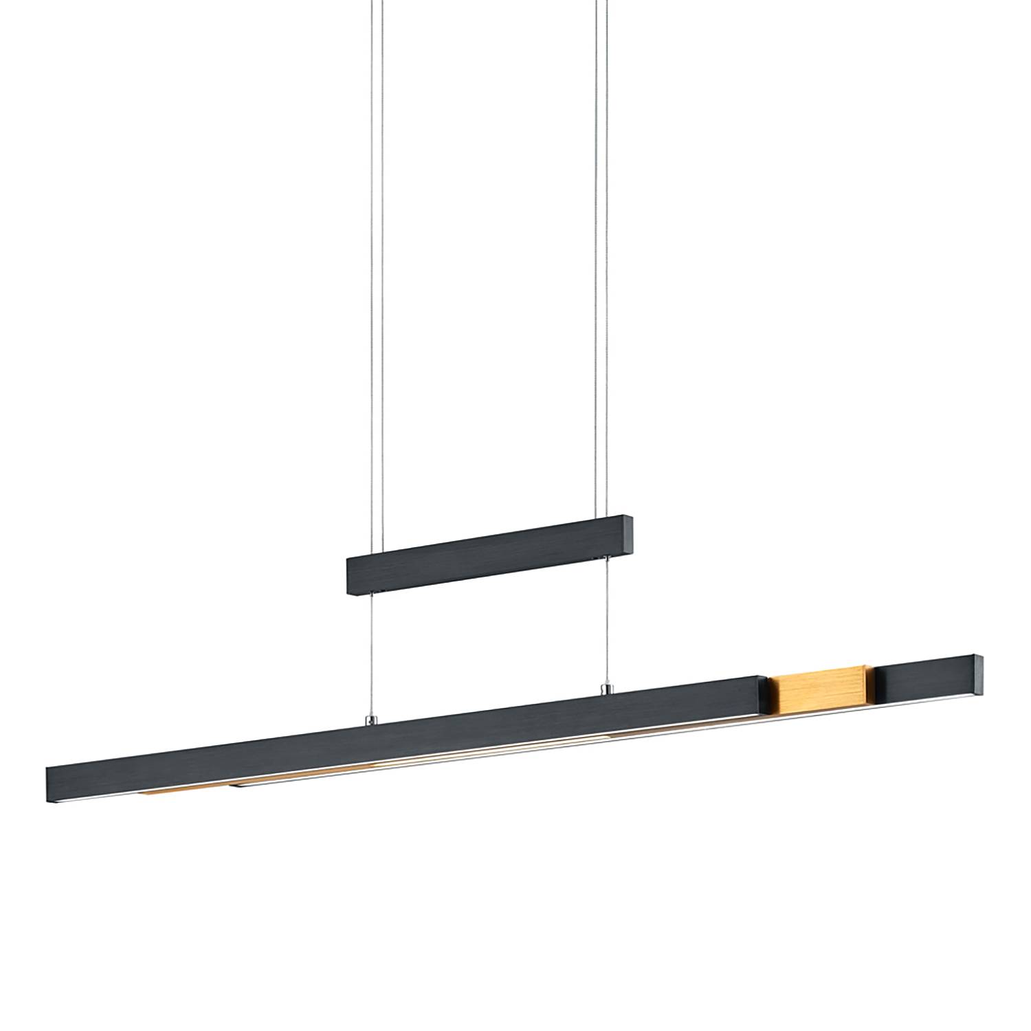 1-flammig LED-Pendelleuchte Trajan Eisen