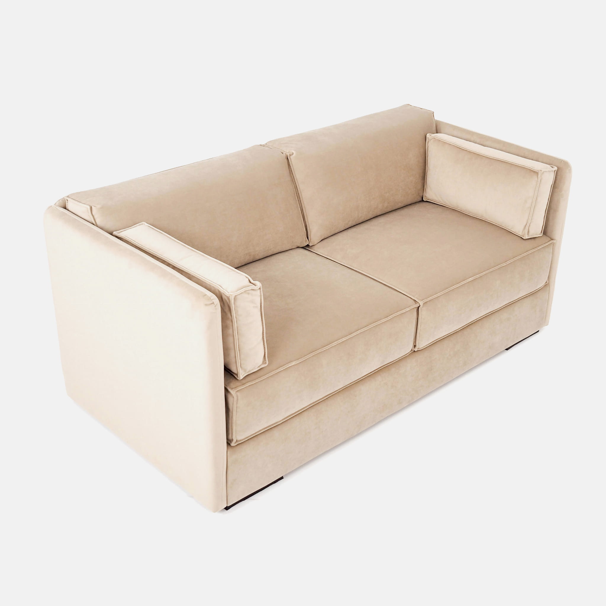 HAGA Sofa 2-Sitzer Beige 