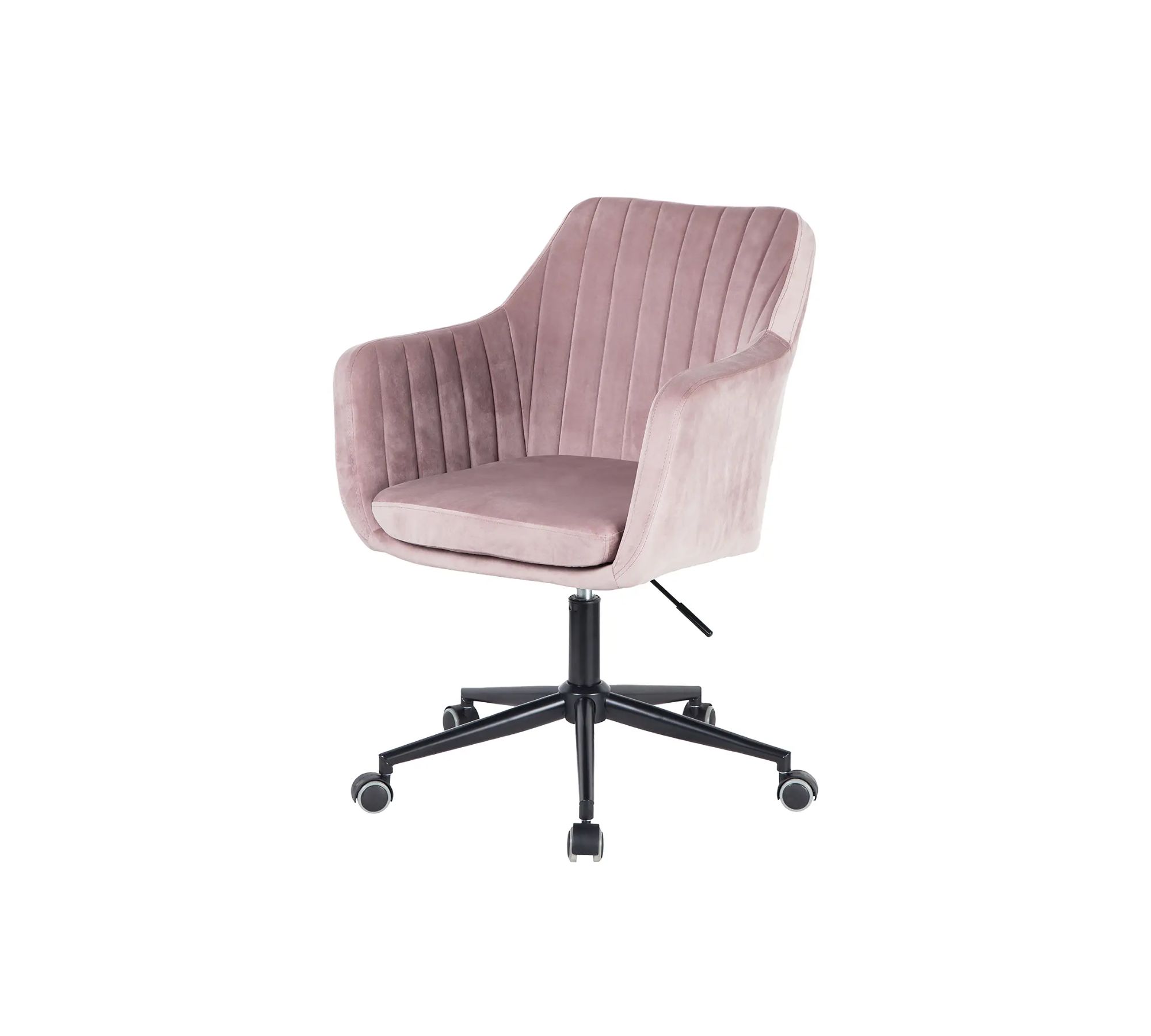 Bürostuhl Textil Metall Pink