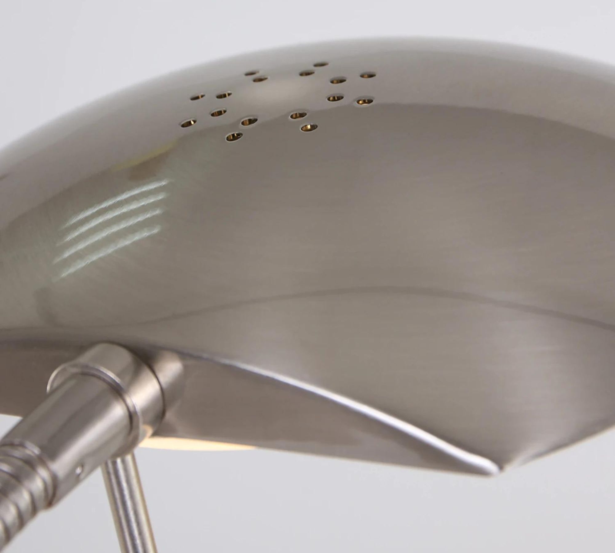 LED Tischleuchte Mexlite I Milchglas Eisen flammig flammig