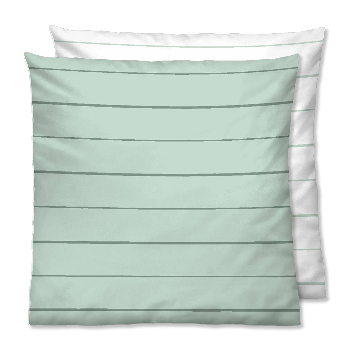 Mako-Satin Kopfkissenbezug Baumwolle Mint 40 x 40 cm