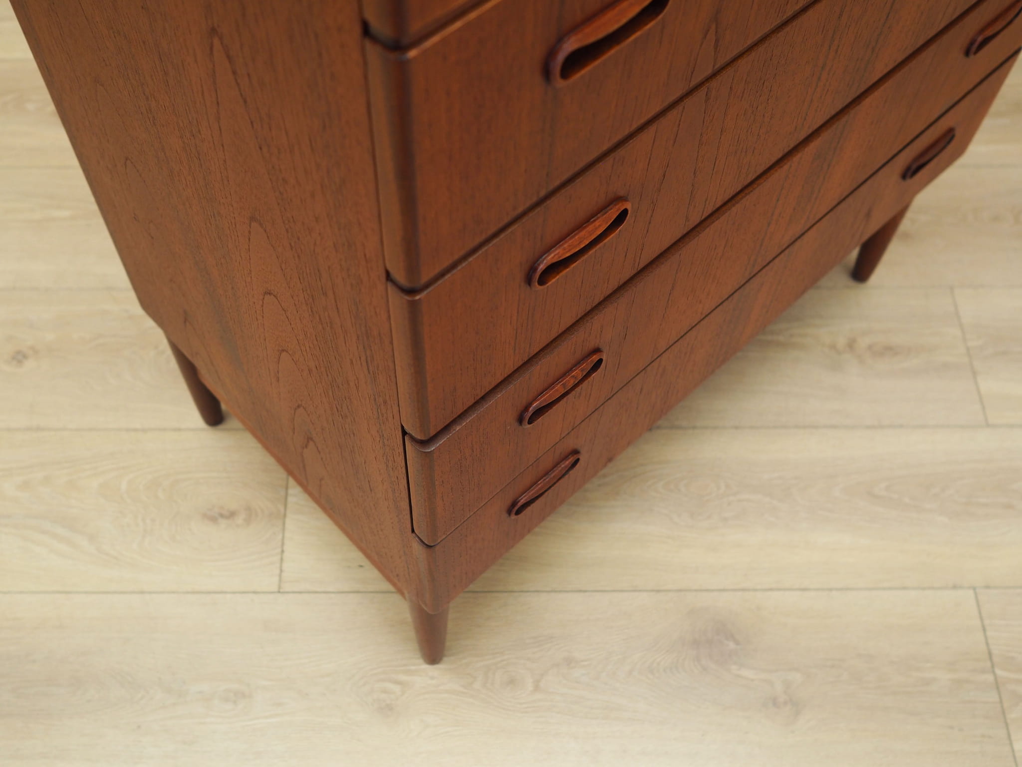 Chest of drawers Teak Brown 1970s