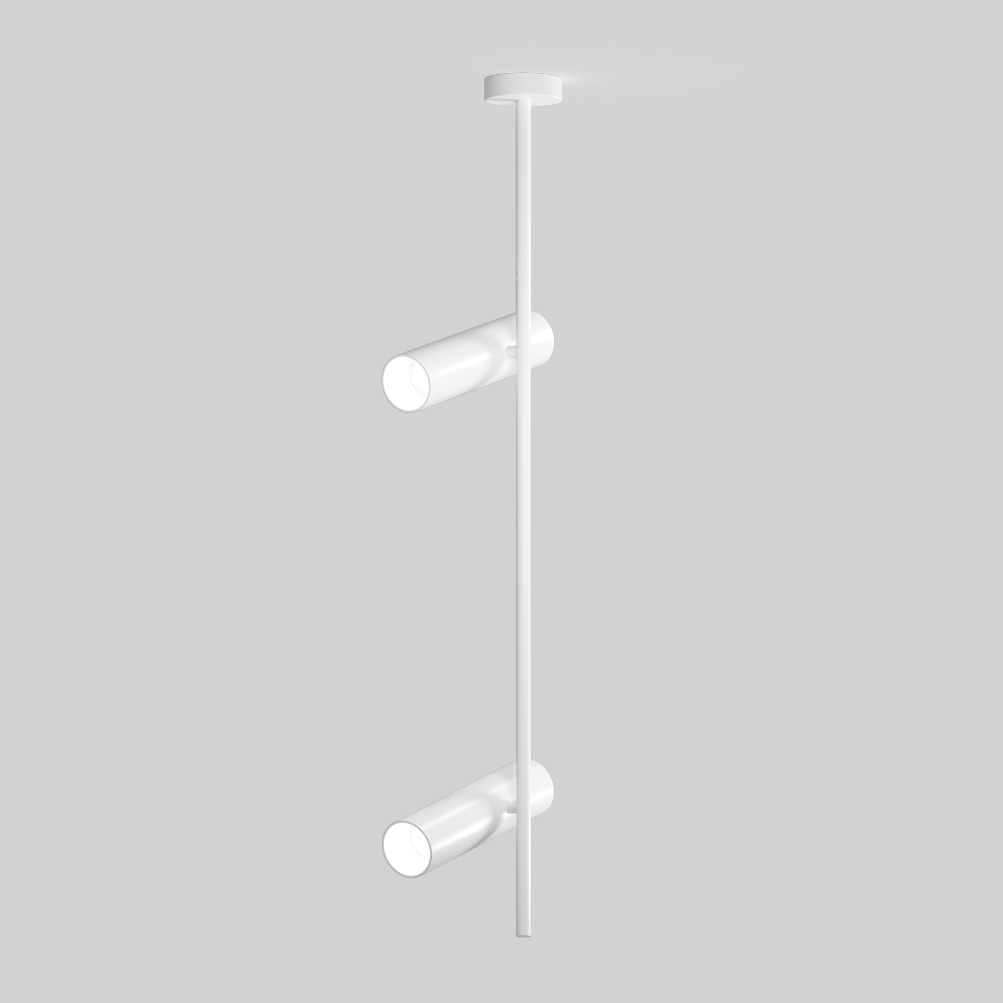 2-Light Elti Ceiling Light Aluminum White