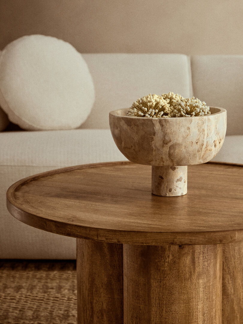 Santino Bowl Marble Brown