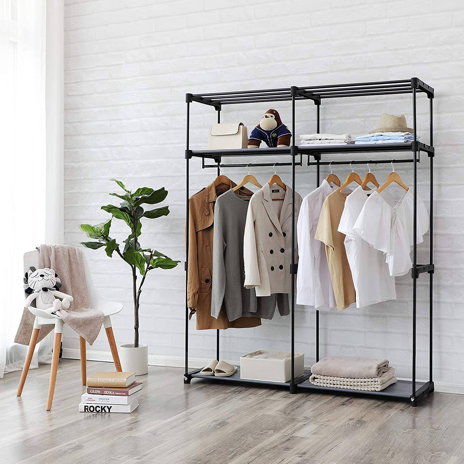 Cabinet Branville I Fabric Iron Grey