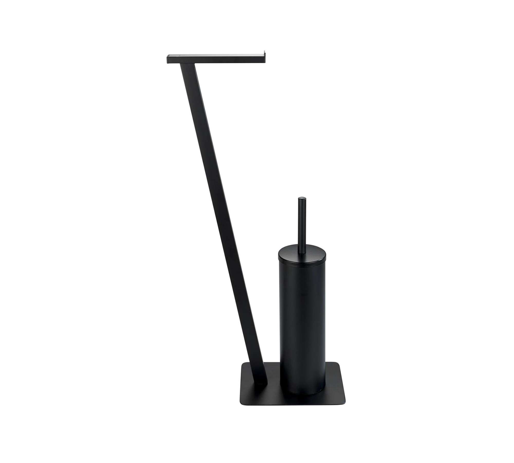 Stand WC-Garnitur Metall Schwarz