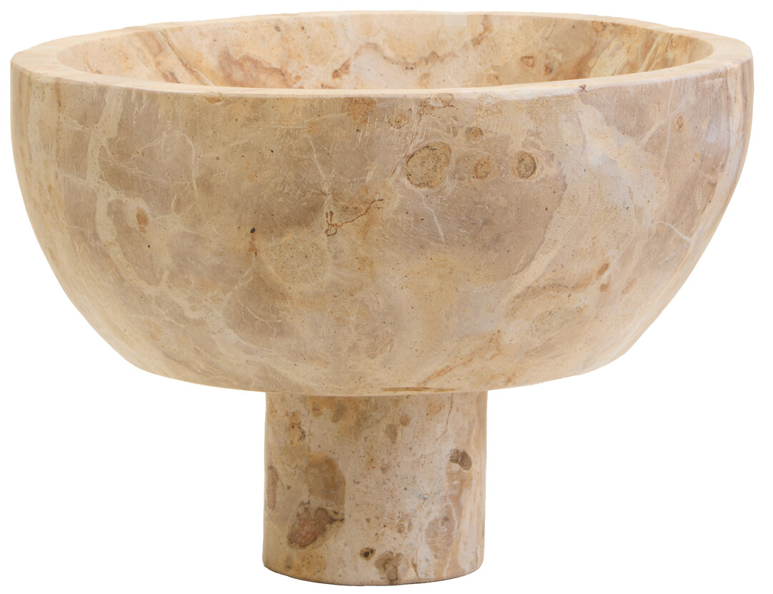Santino Bowl Marble Brown