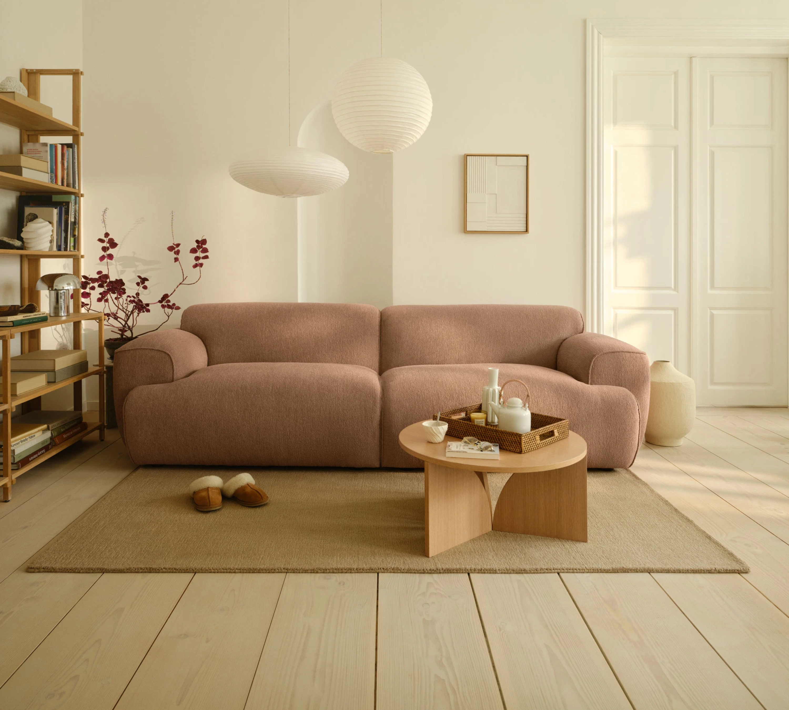 Greta Sofa 3-Sitzer Time Blush