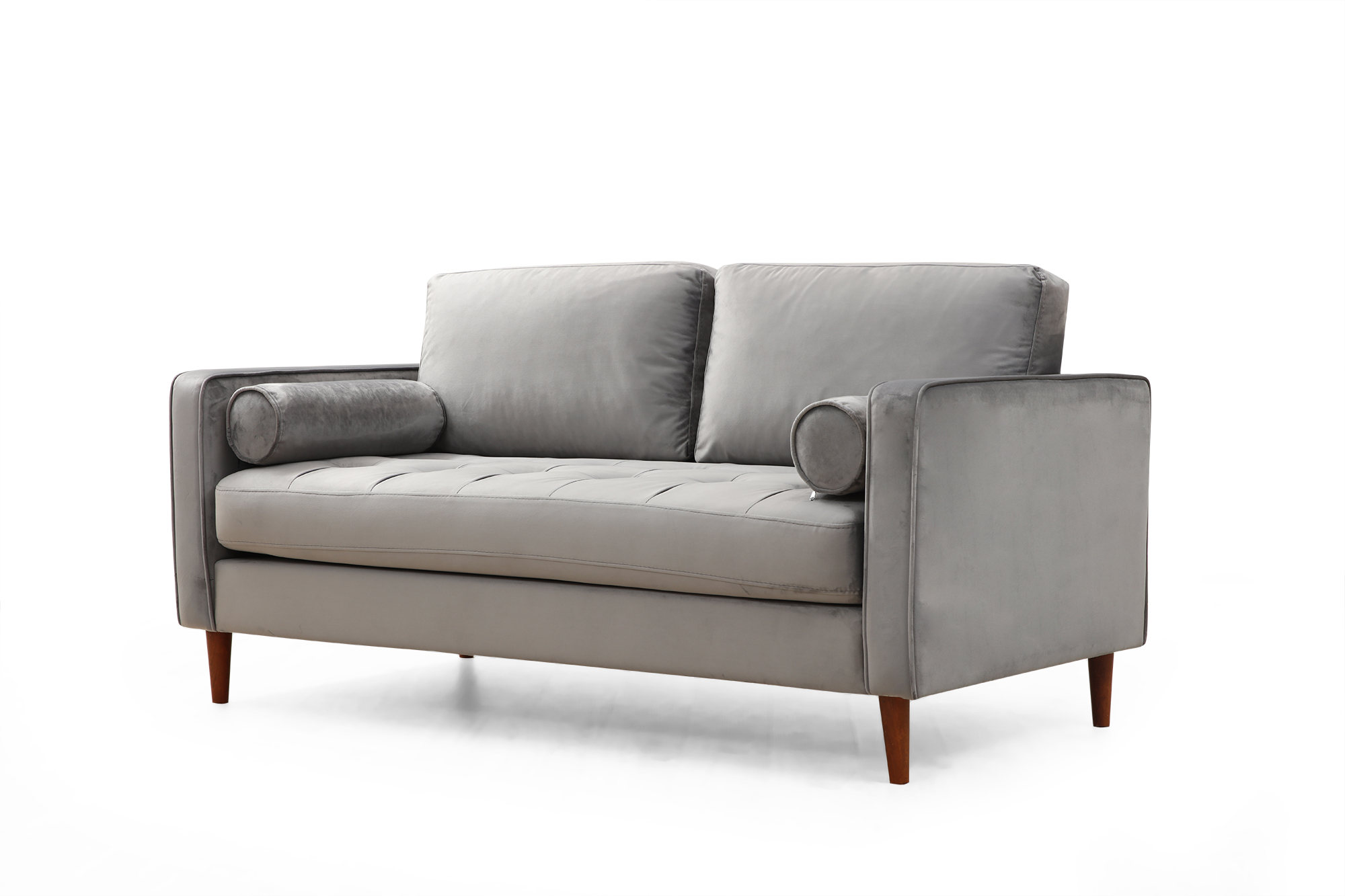 Rome 2-seater sofa light grey