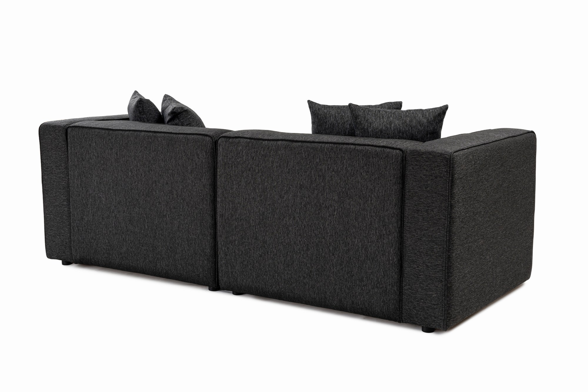 Mora XL 2-Sitzer Sofa Schwarzgrau