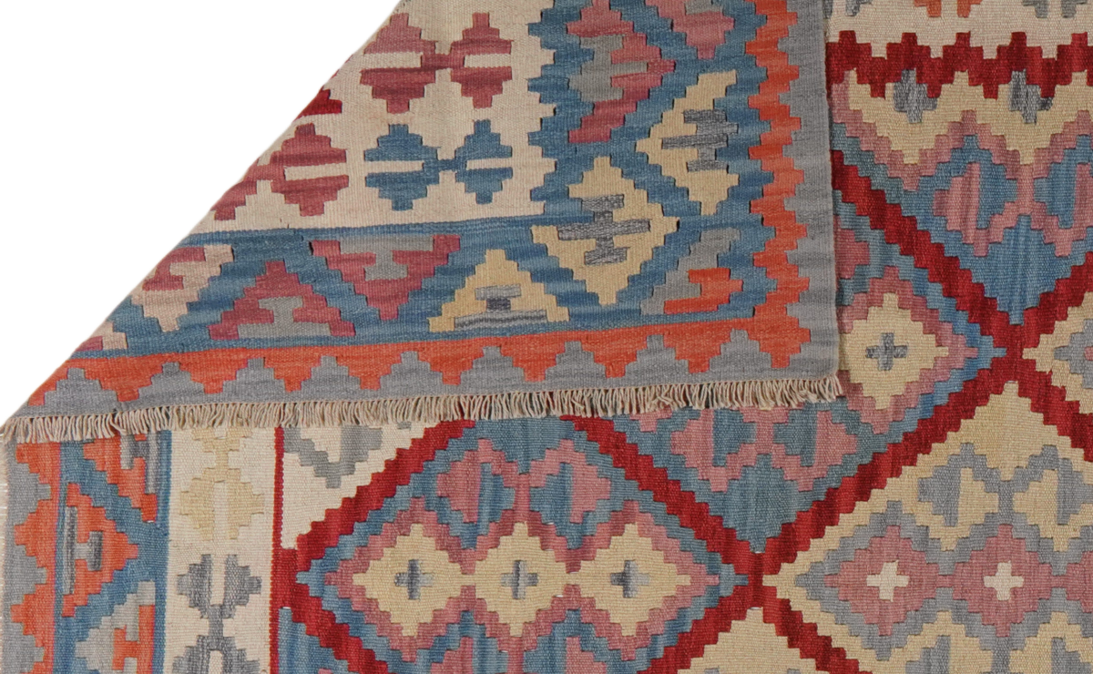 Kelim Gashgai Teppich Wolle Mehrfarbig