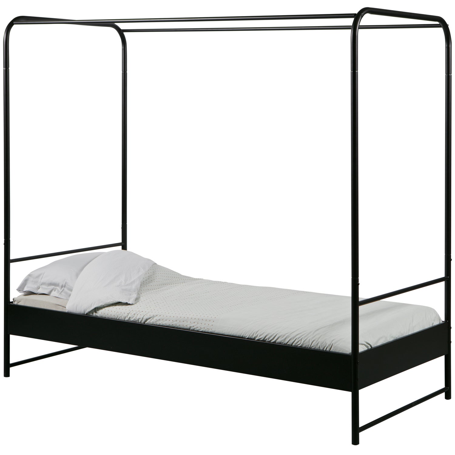 Kinderbett Metall Schwarz