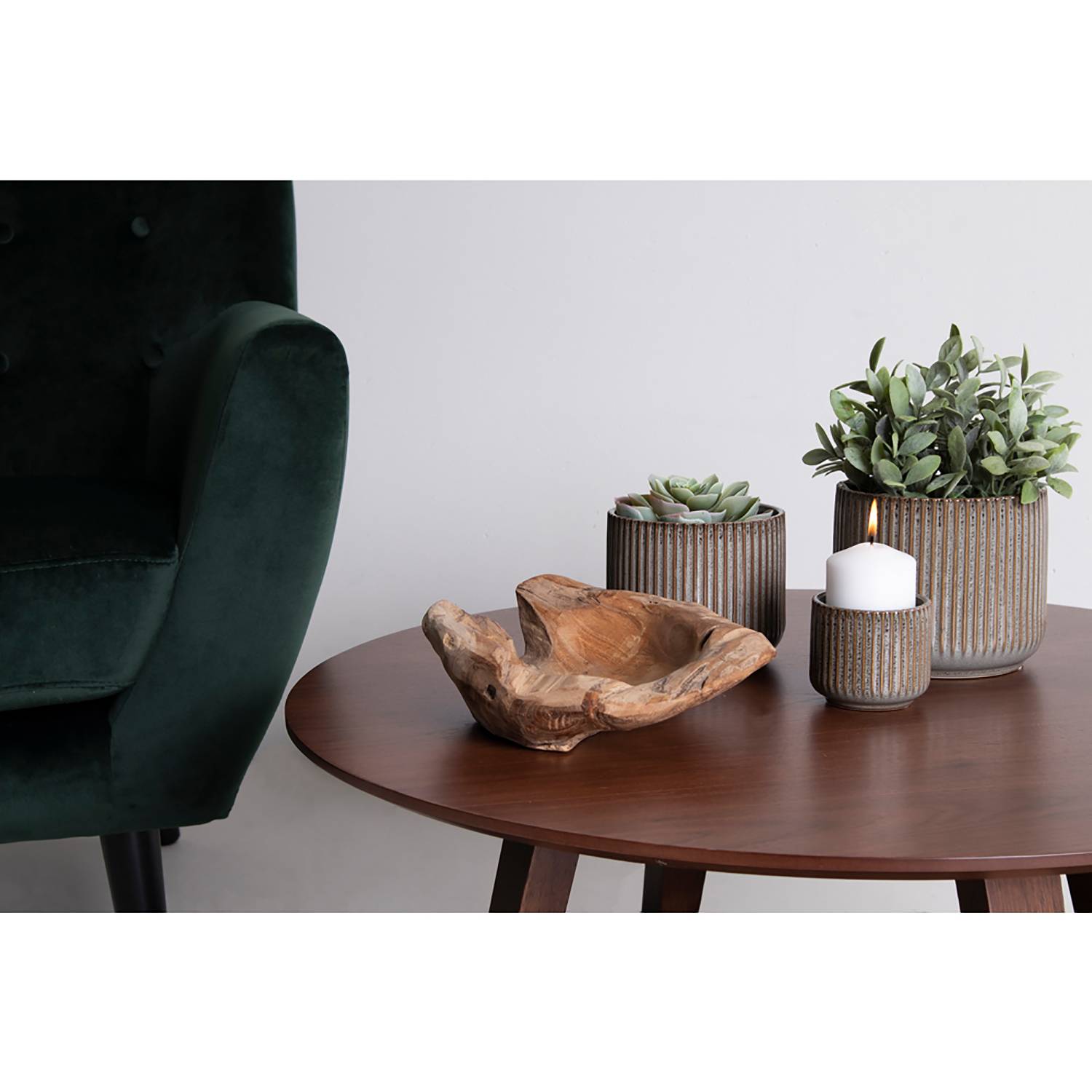 Schale Rio Teakholz Braun Durchmesser: 20 cm