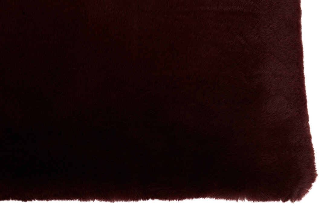 Bosie Lamina Rotwein Quadratisches Kissen
