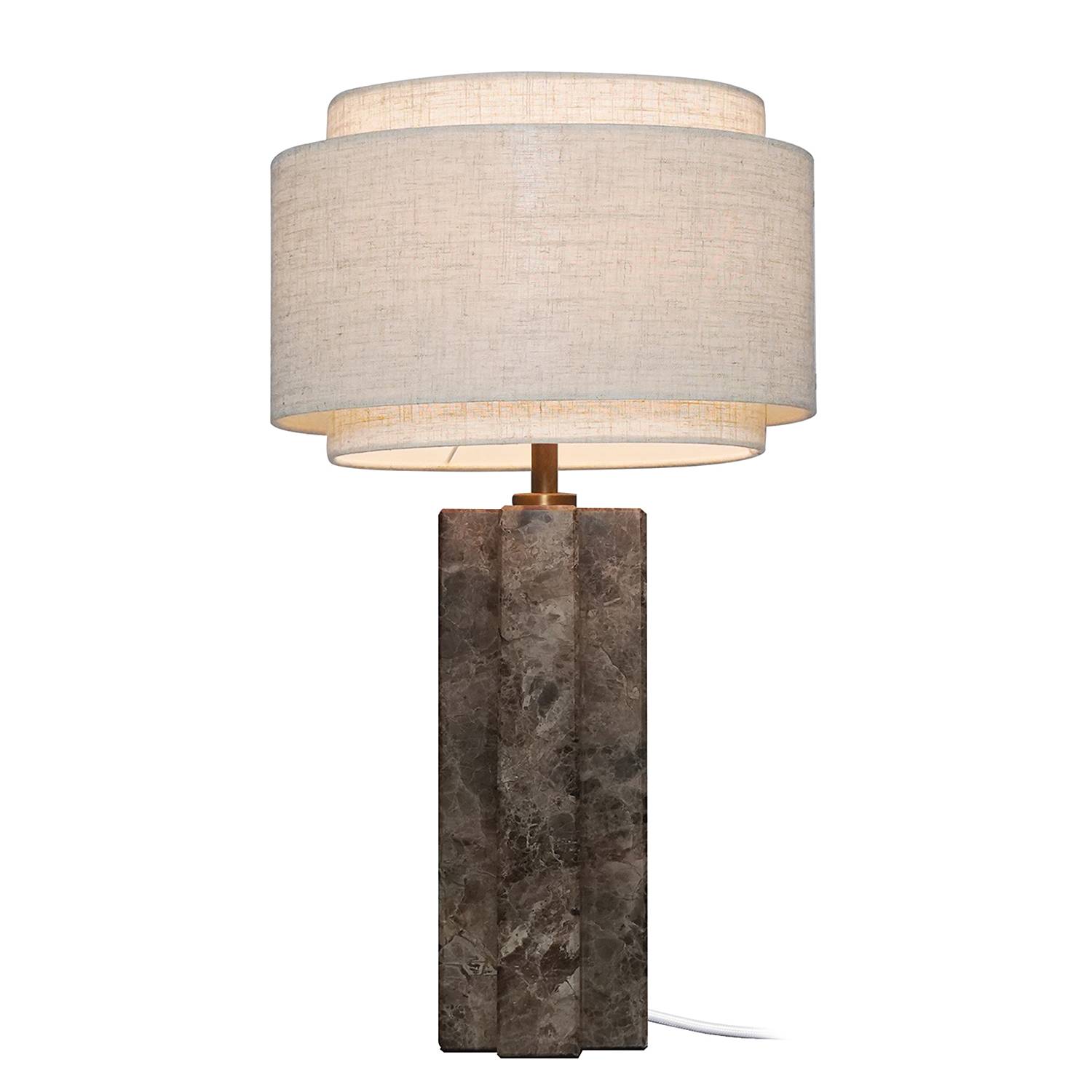 Table Lamp Takai 1-Light Marble Beige