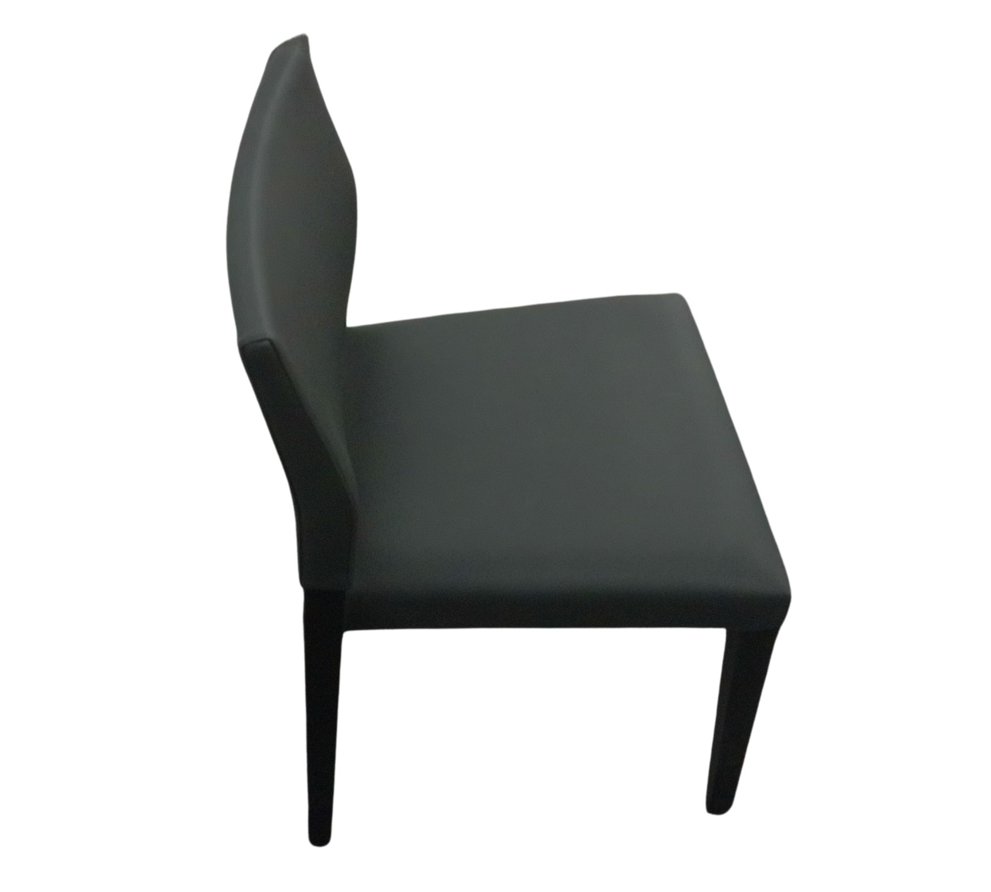 Happy Esszimmerstuhl Leder Holz Schwarz