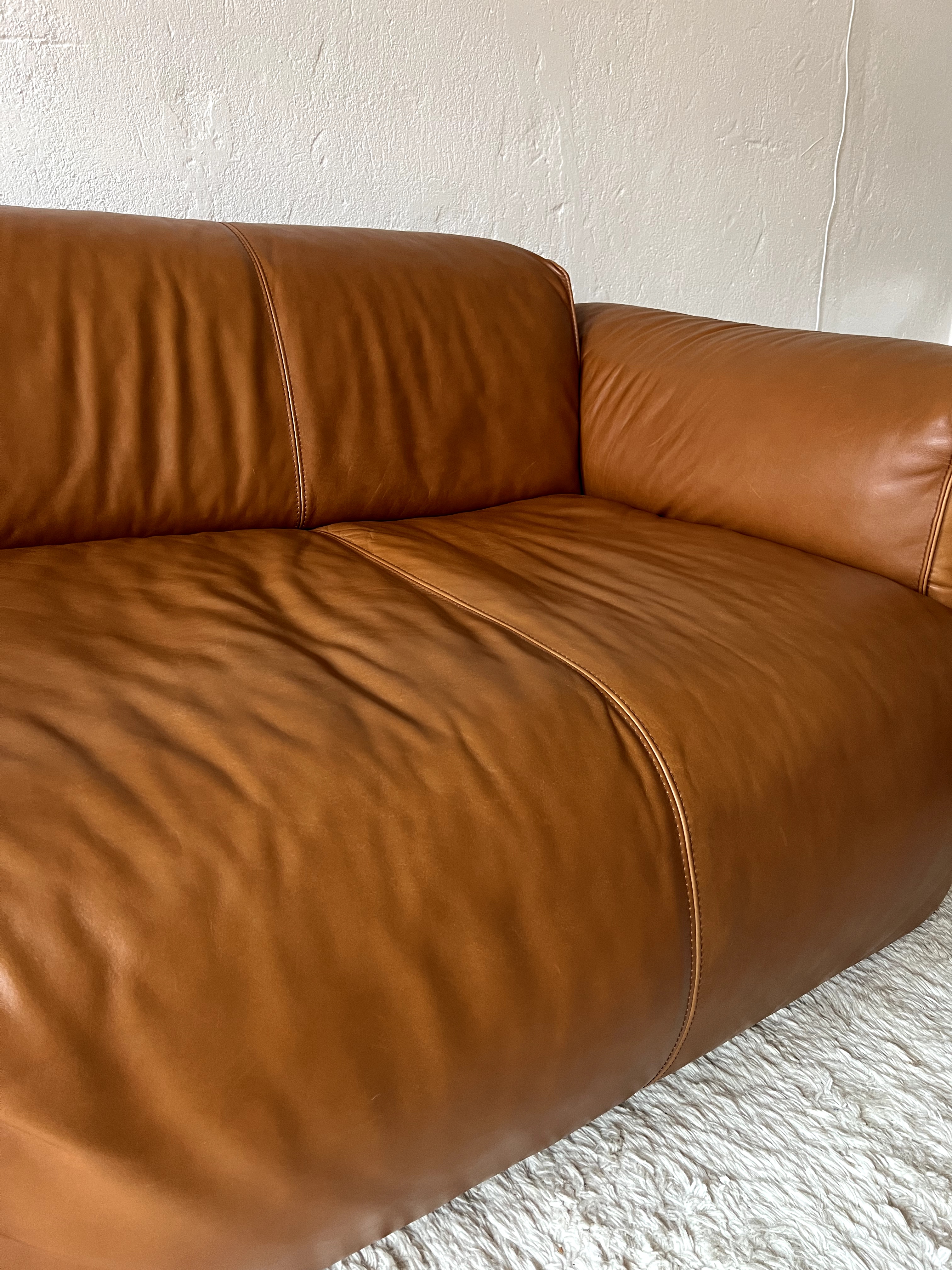Sofa Hudson II Echtleder Braun