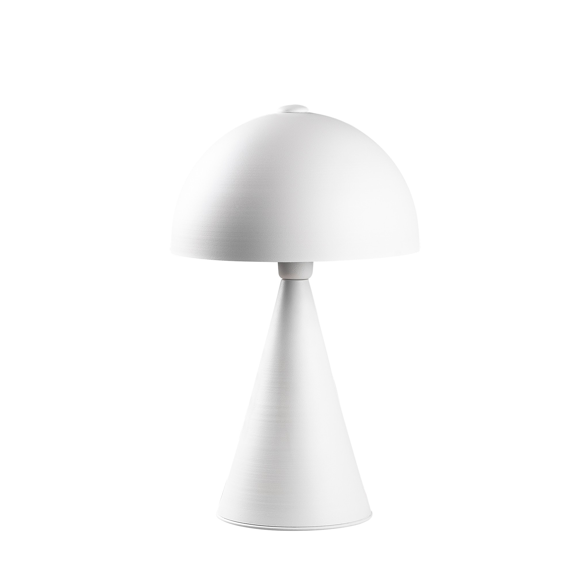 Lampada da tavolo metallo bianco 30cm