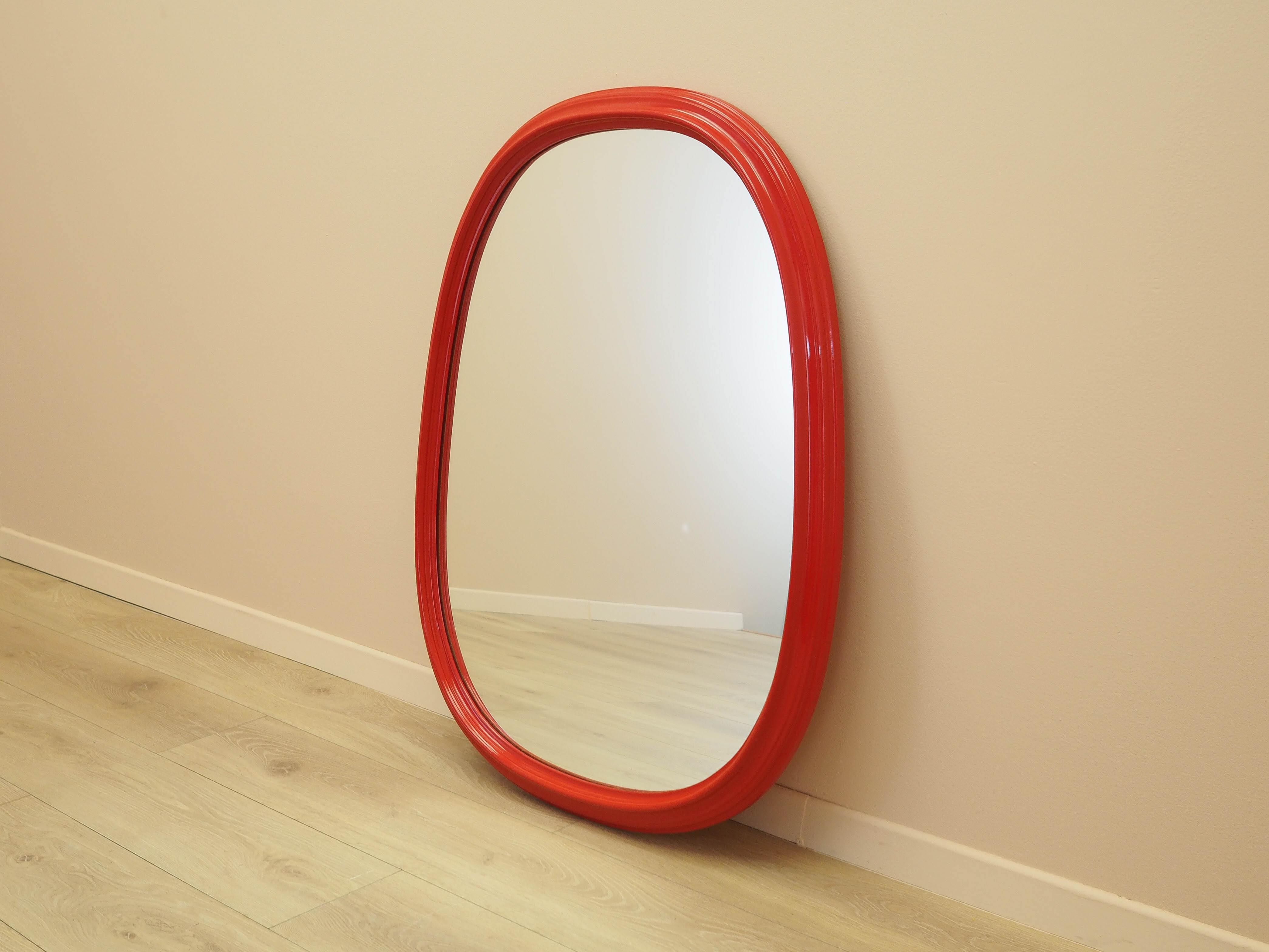 Mirror 1970s Red