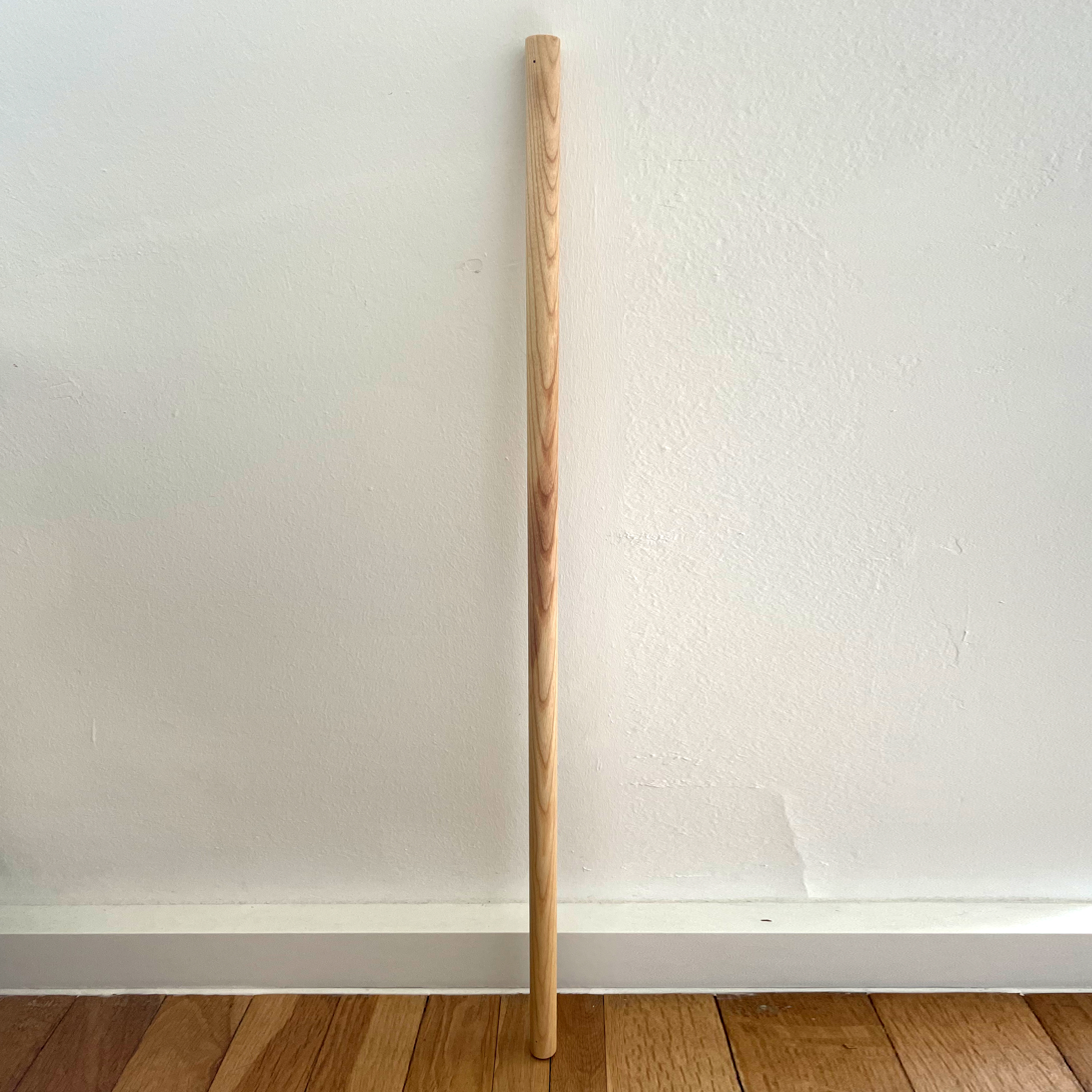 Hängegarderobe Kleiderstange Eiche Massivholz Stahl