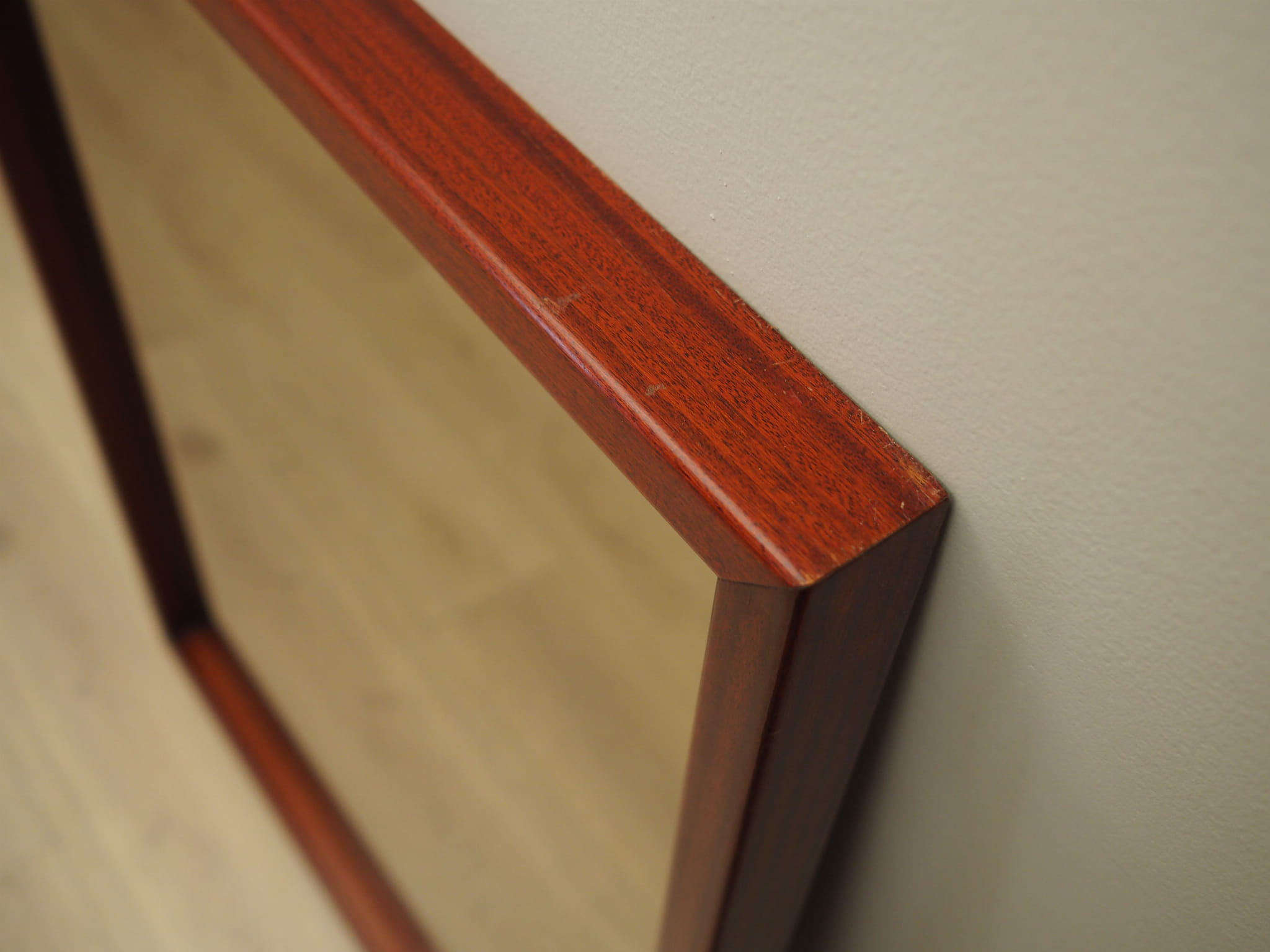 Spiegel Holz 1970er Jahre