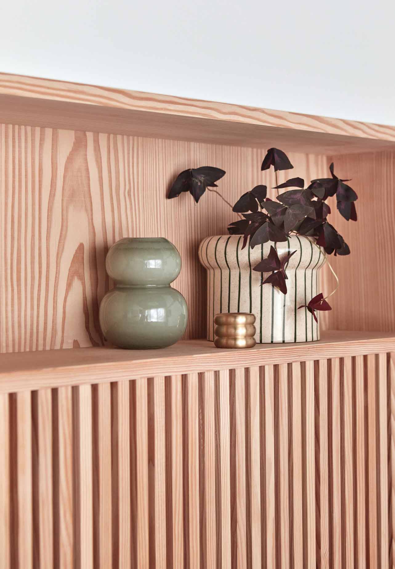 Savi Candle Holder Brass Gold