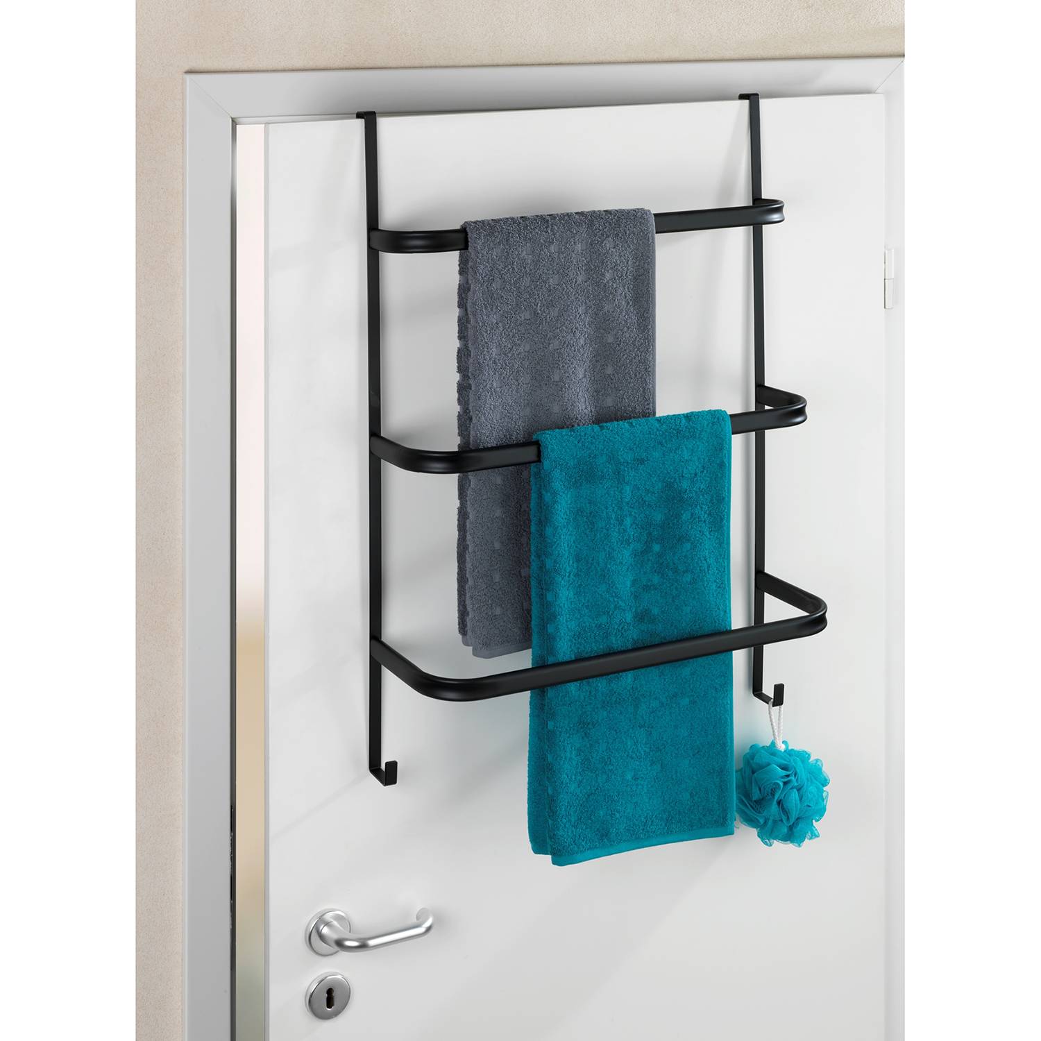 Irpinia Handtuchhalter Stahl Schwarz