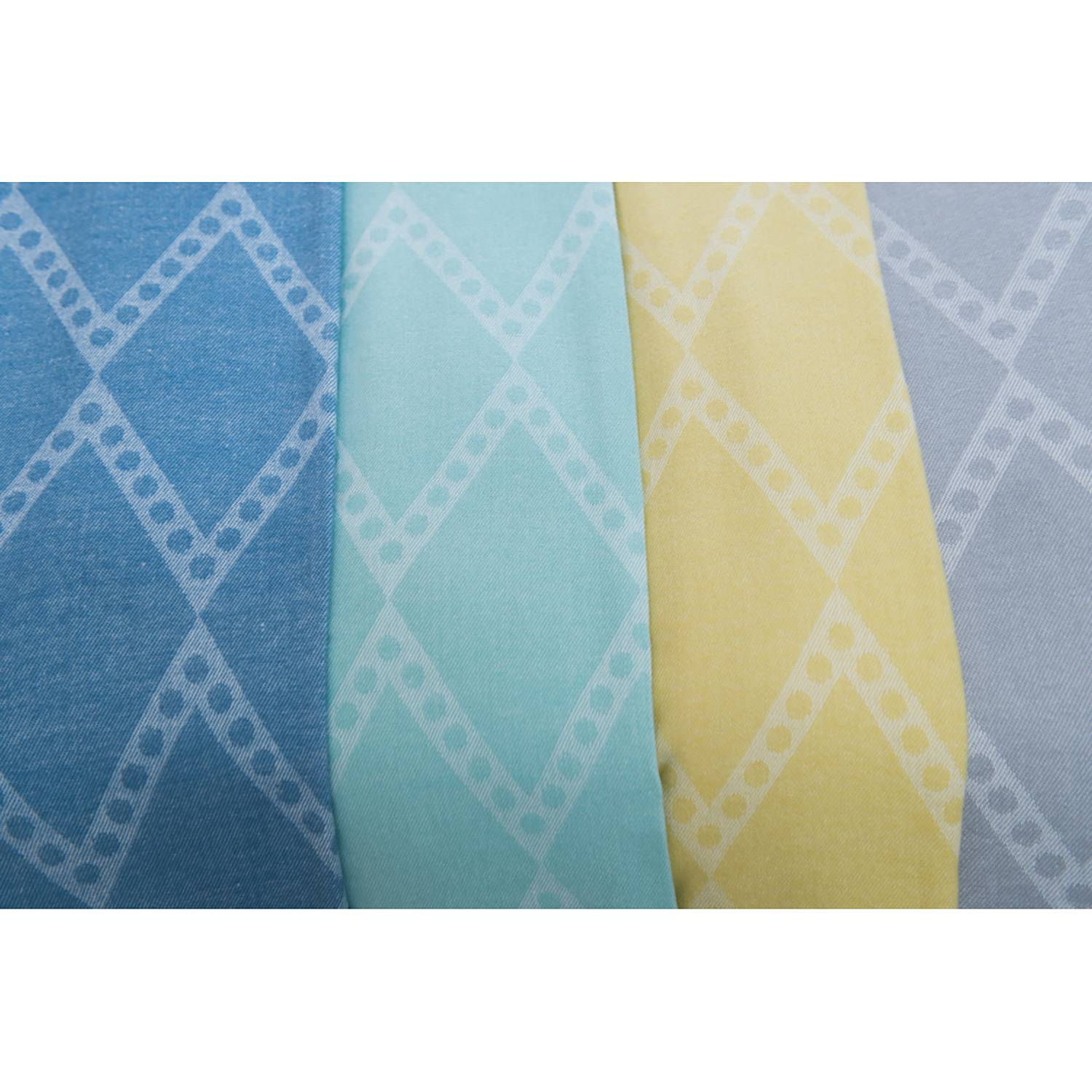 Plaid Melody Persia Blanket Woven fabric Mint