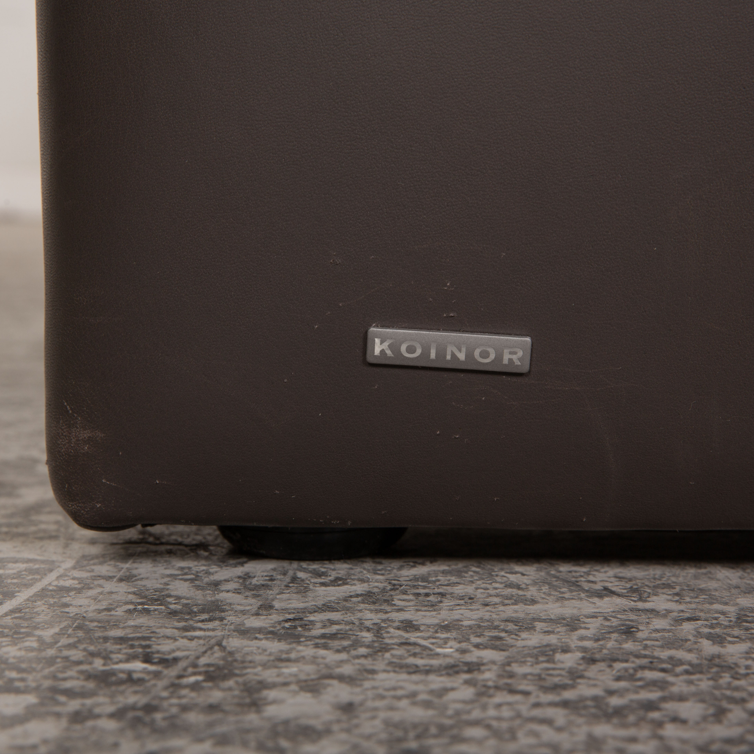 Enzo Sofa 2-Sitzer mit Liegefunktion Leder Anthrazit 