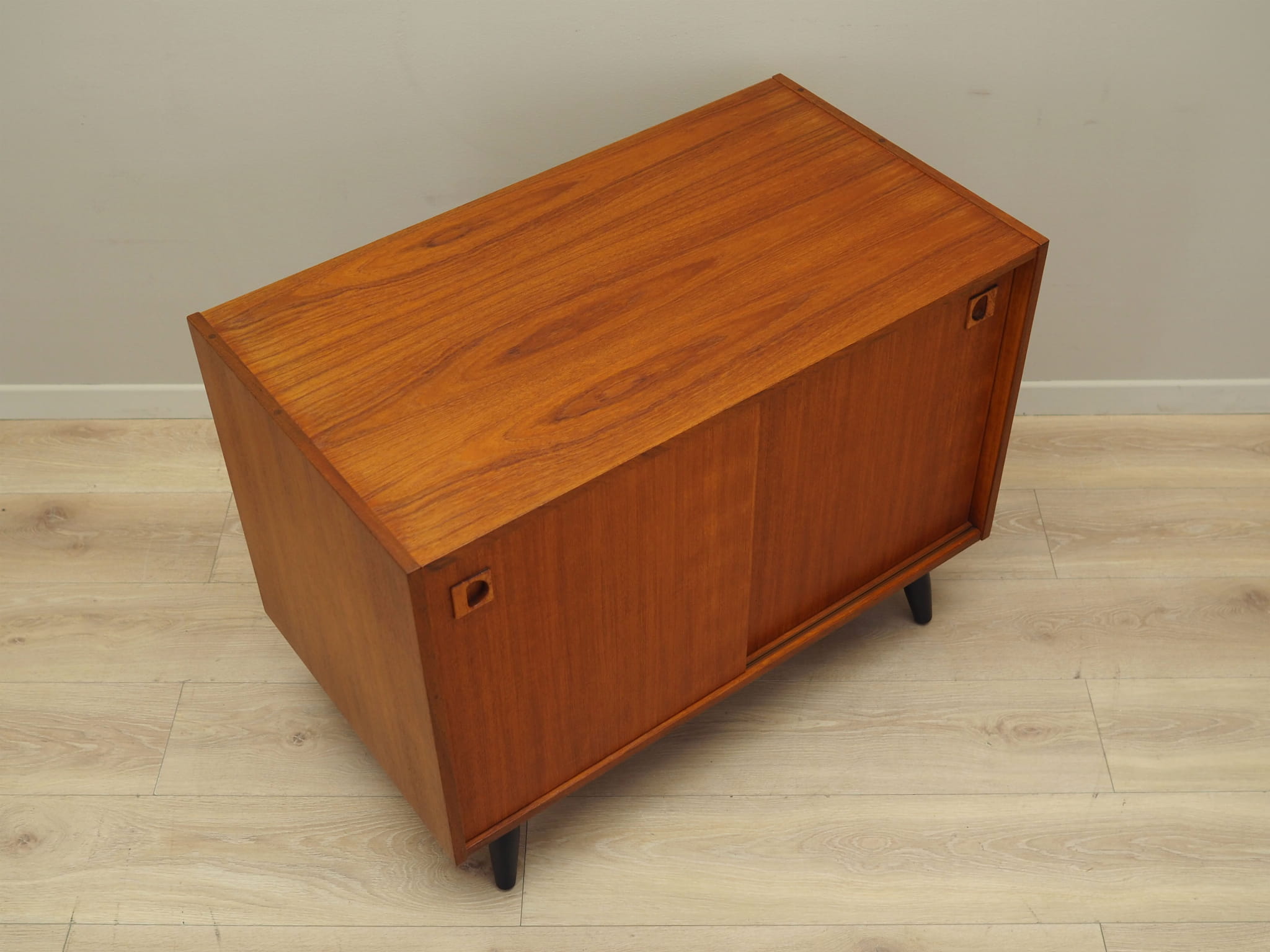 Vintage Schrank Teakholz Braun 1970er Jahre