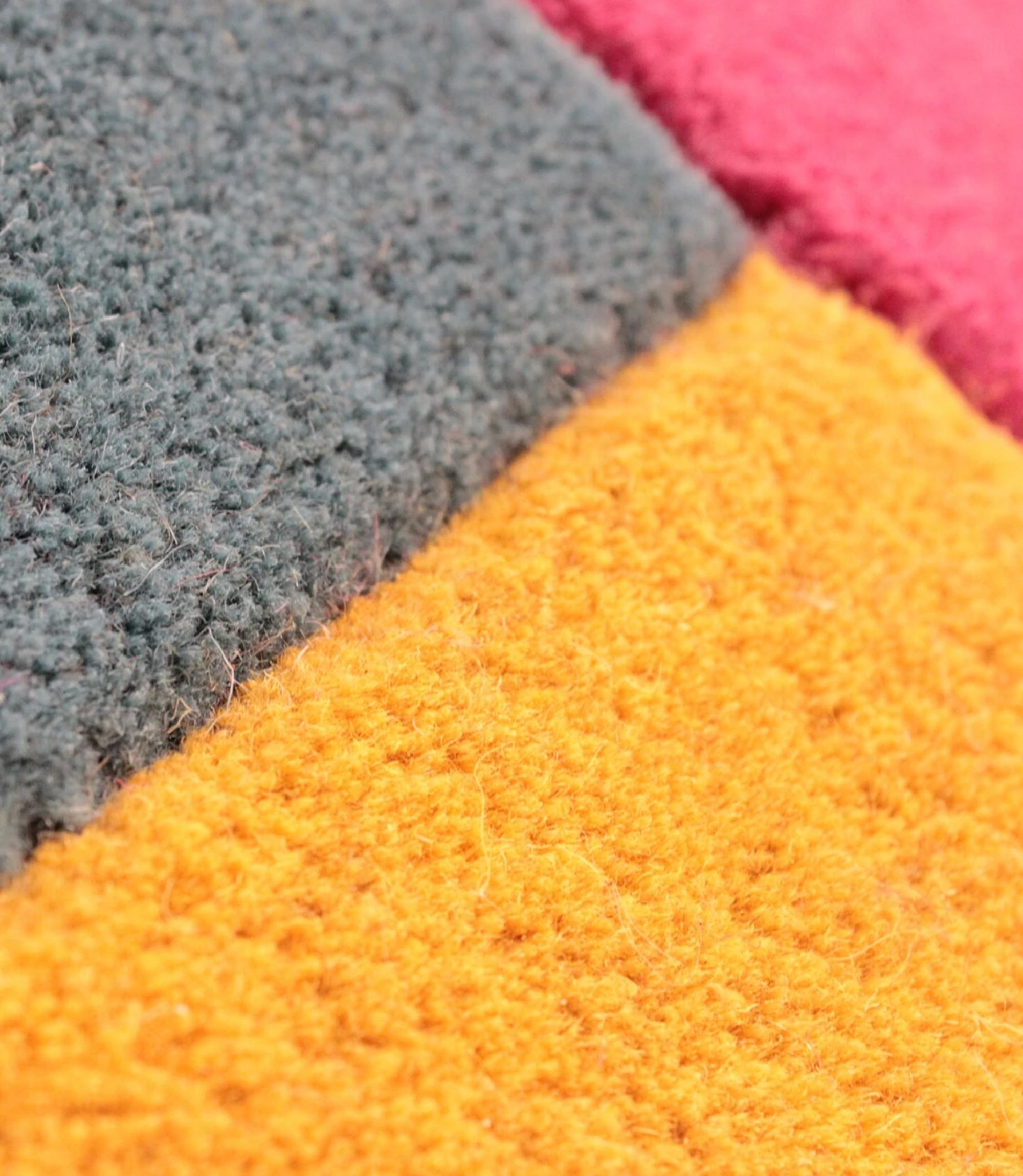 Teppich Wolle Bunt