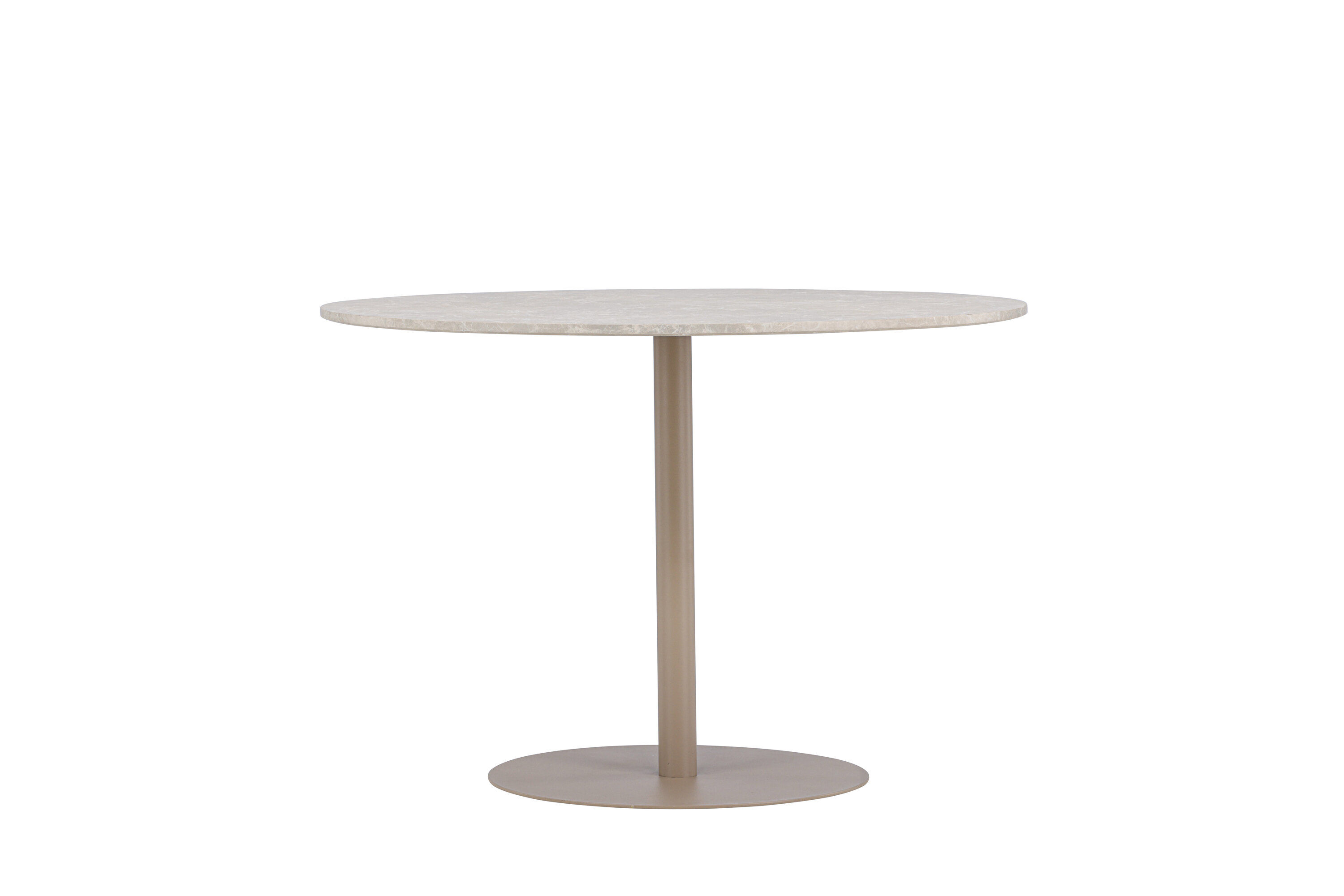 Lycke Esstisch  Marmoroptik Beige ⌀110cm