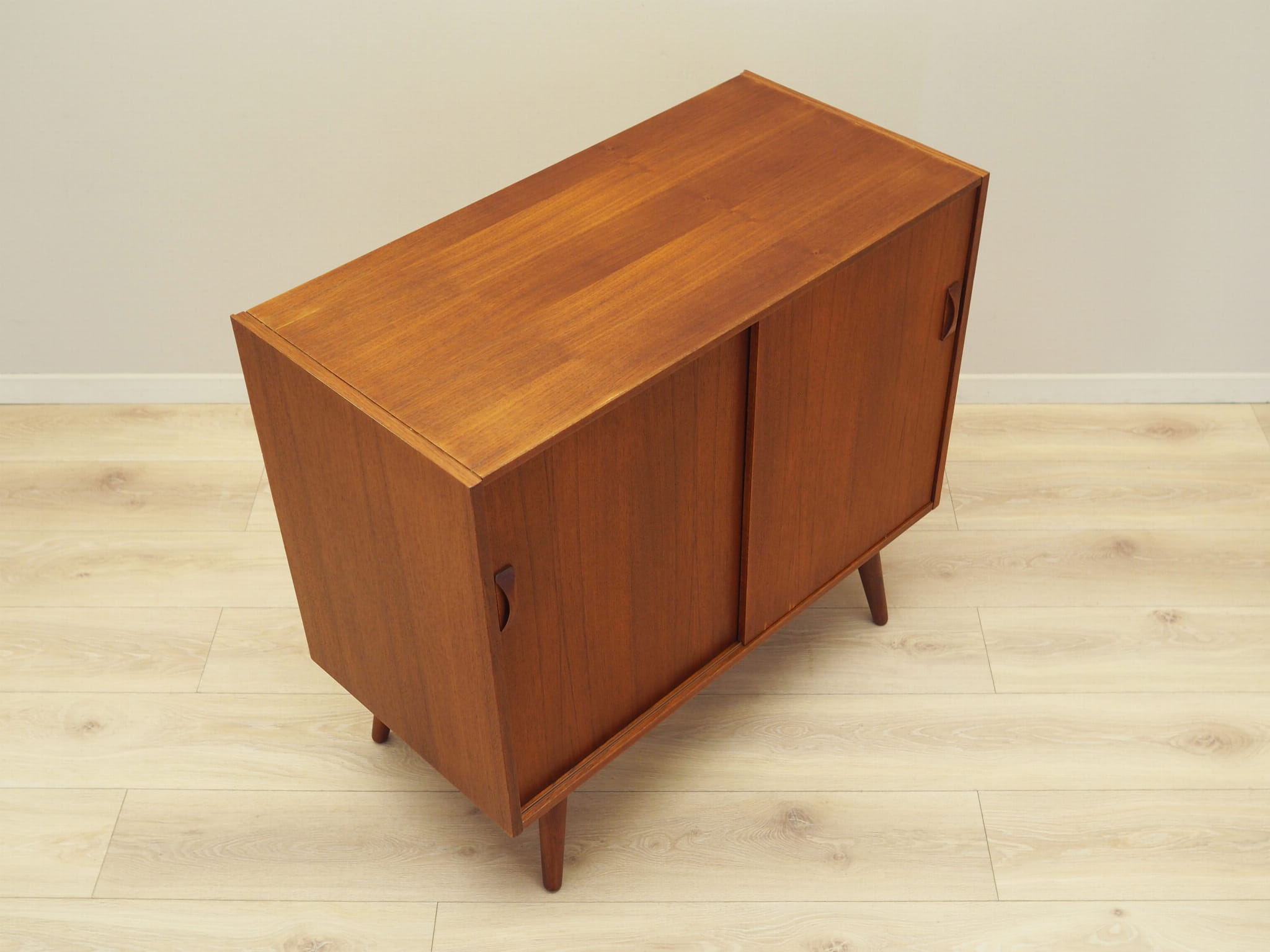 Vintage Schrank Teakholz Braun 1970er Jahre