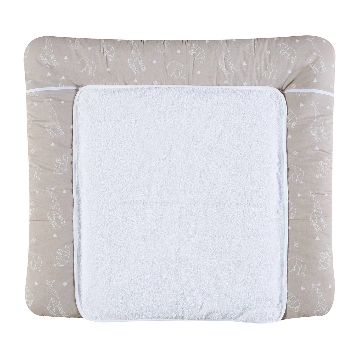 Wickelauflage Origami Baumwolle Beige