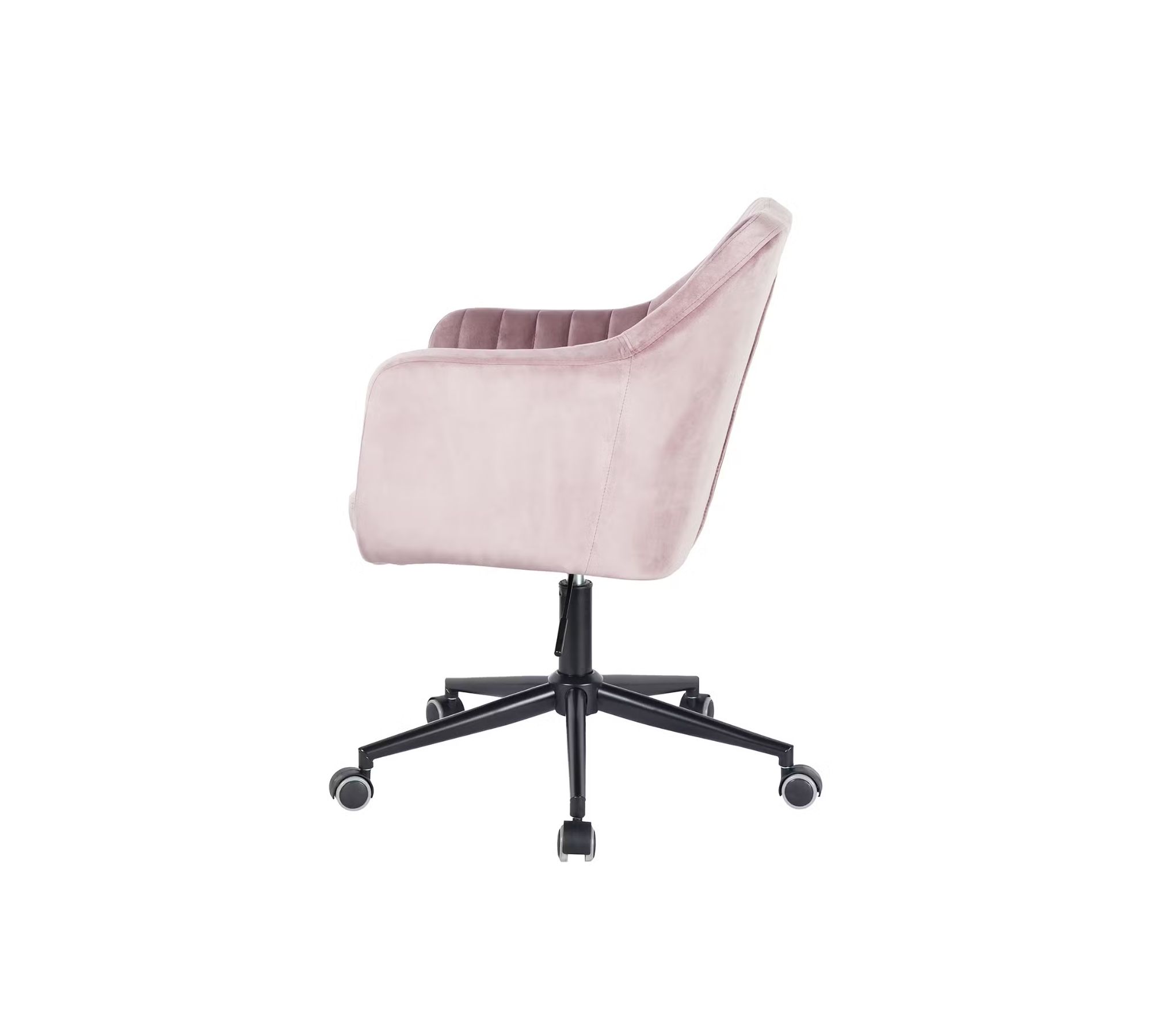 Bürostuhl Textil Metall Pink