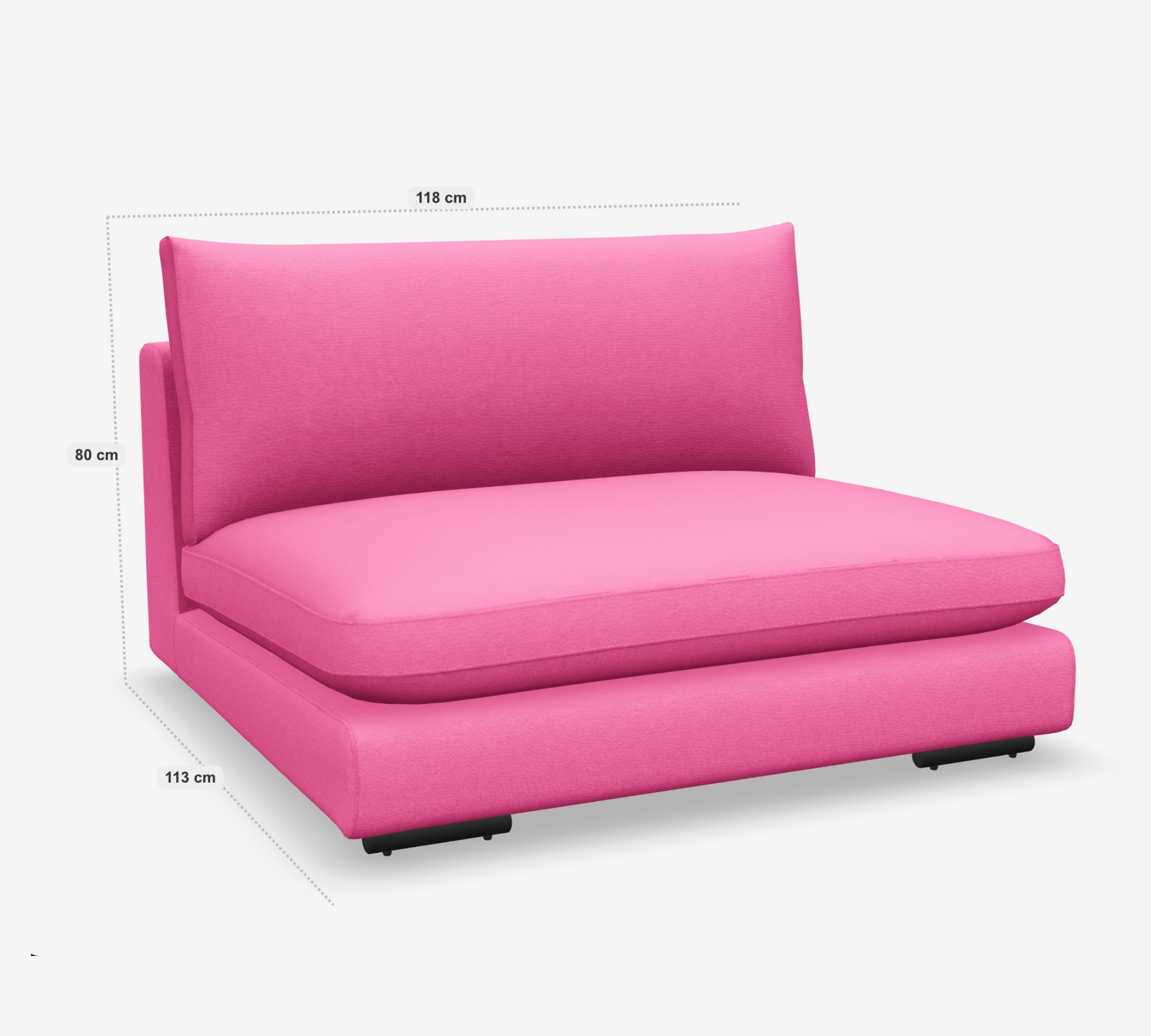 3x Mammuten Modul Purolino Superrosa 112