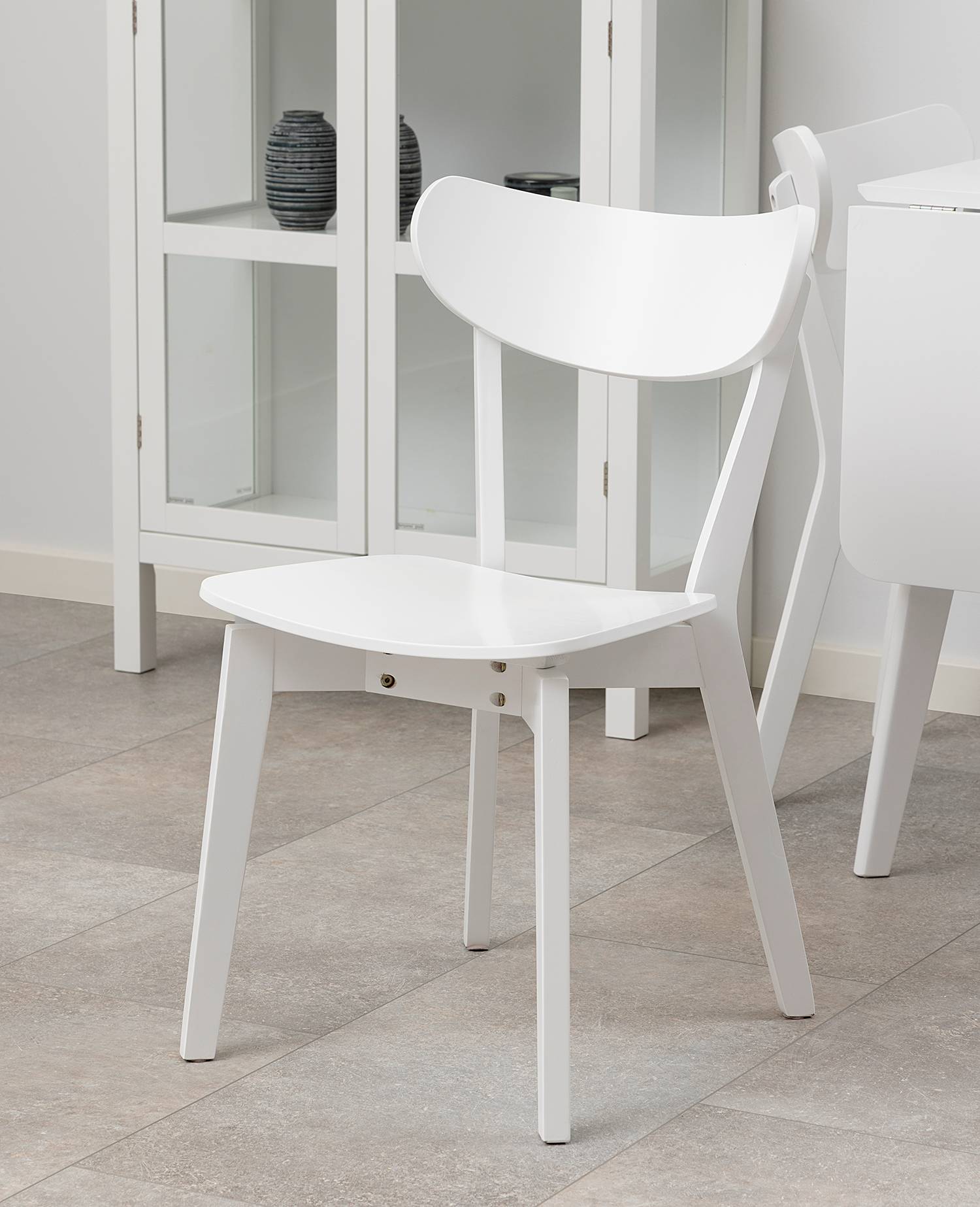 Esszimmerstuhl RIGBY 2er-Set Weiß