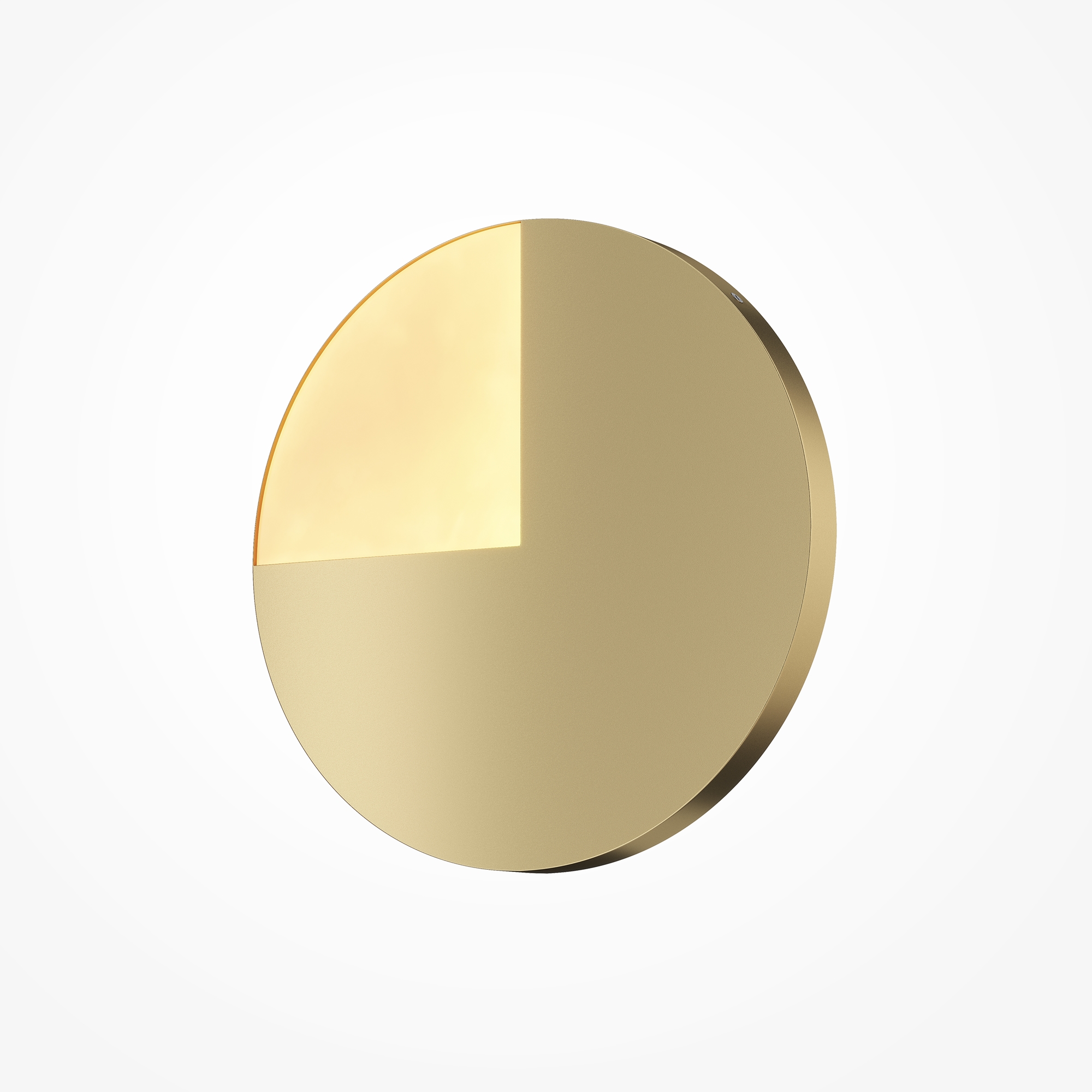 Jupiter Wandleuchte Marmor Gold Ø 4cm