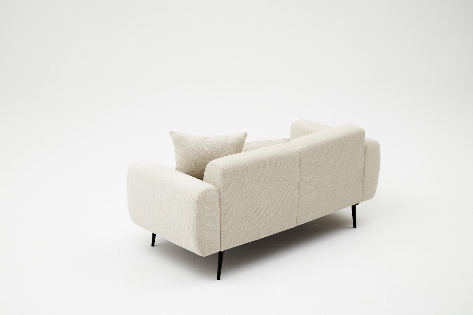 Side Sofa 2-Sitzer Creme