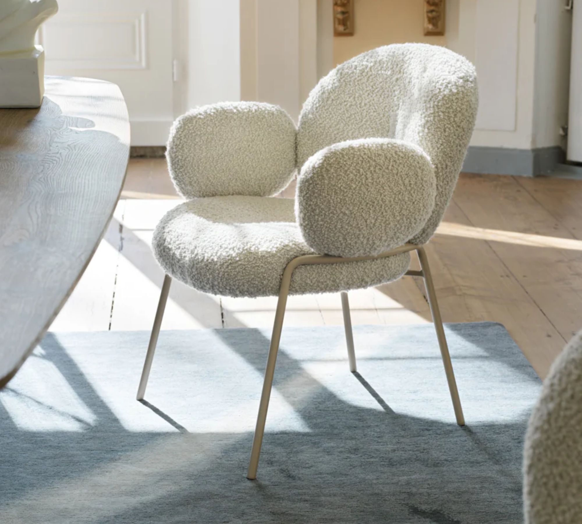 Nana Armchair Textil Champagne 0007