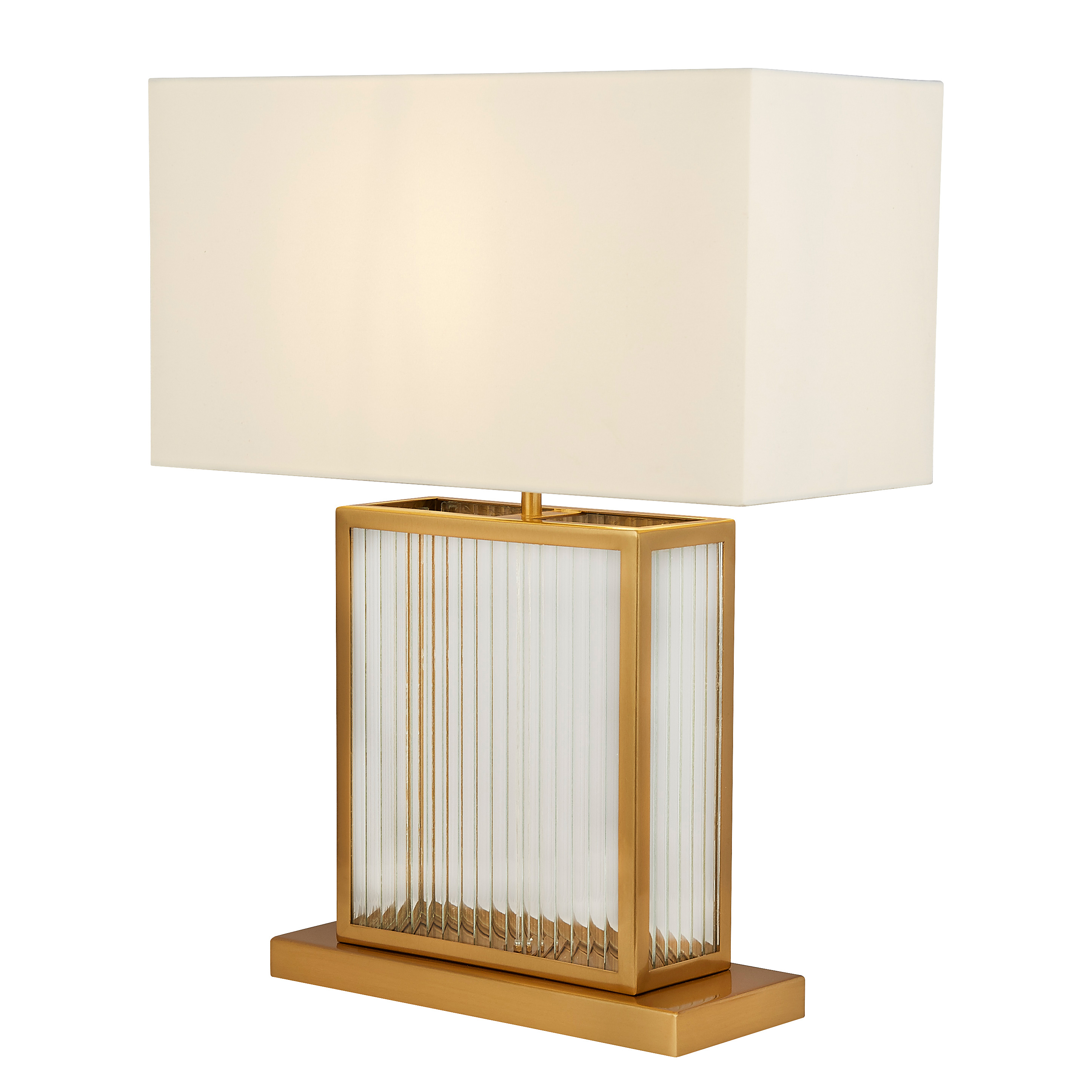 Clarendon Tischleuchte Messing Stahl