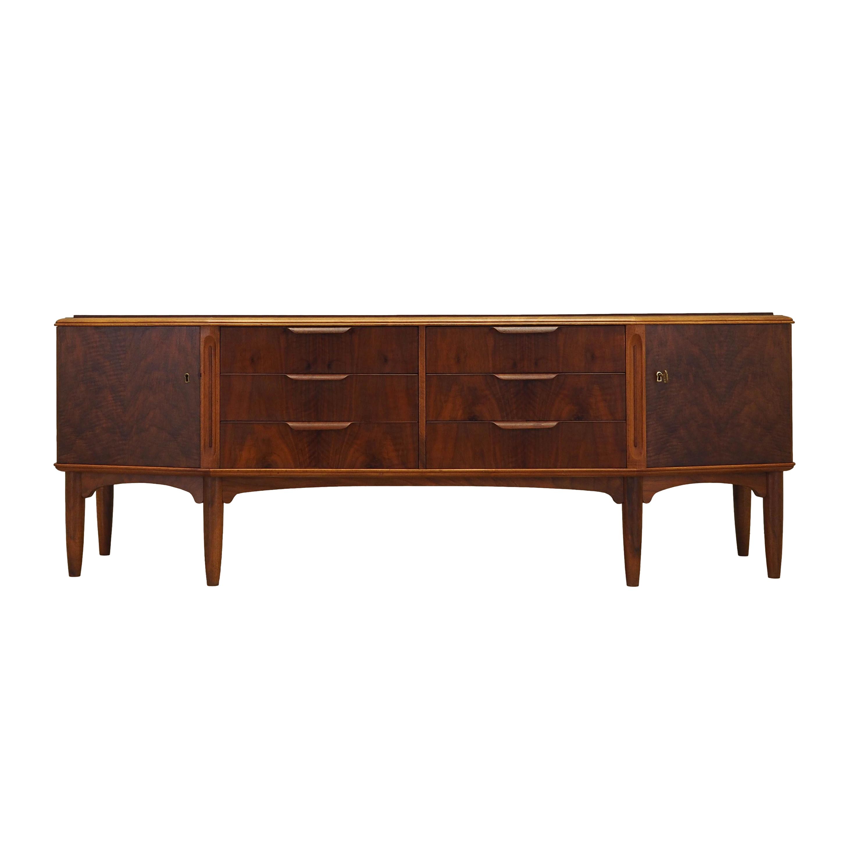 Credenza in noce marrone anni '60