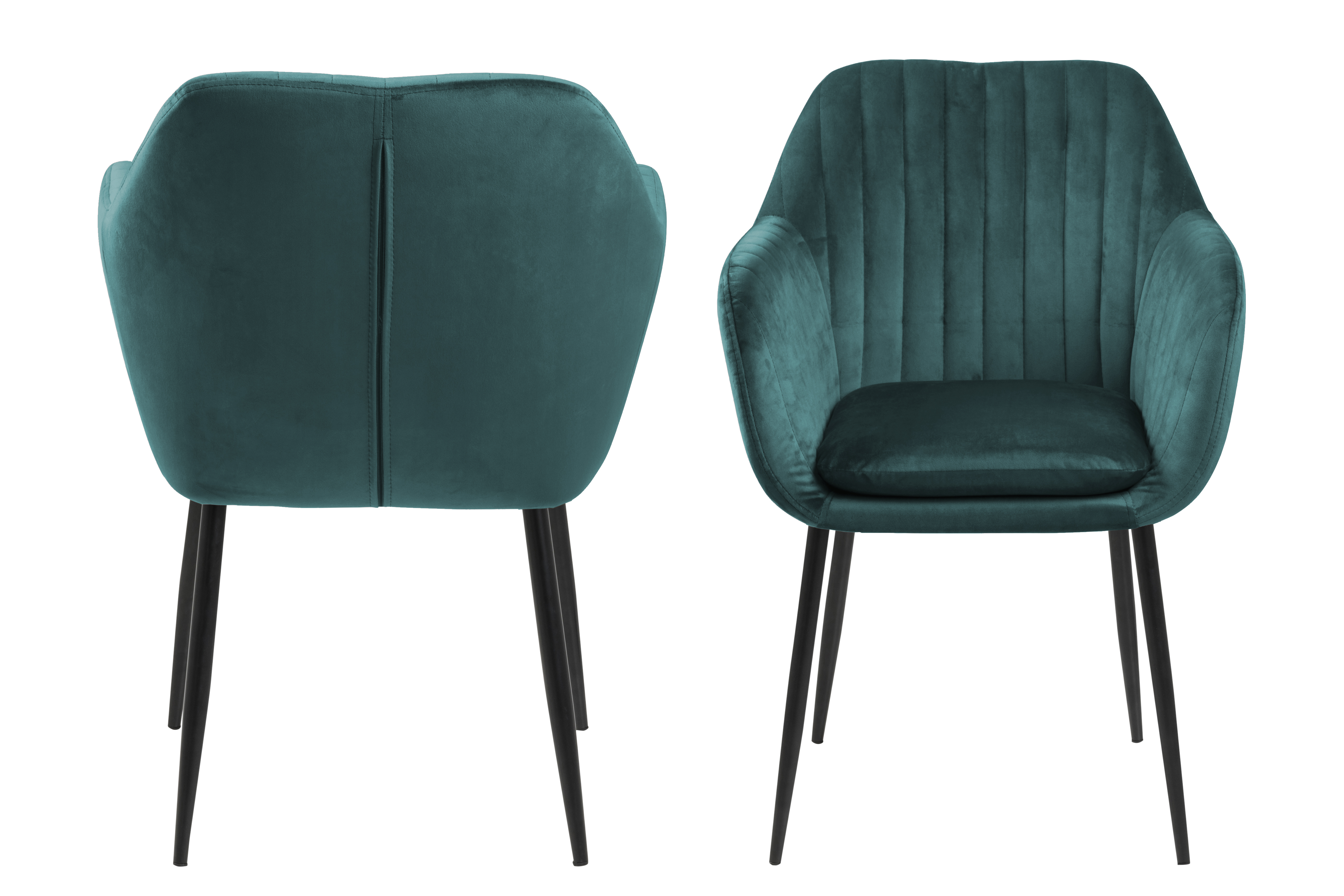 Armchair TILANDA Type B Velvet Petrol